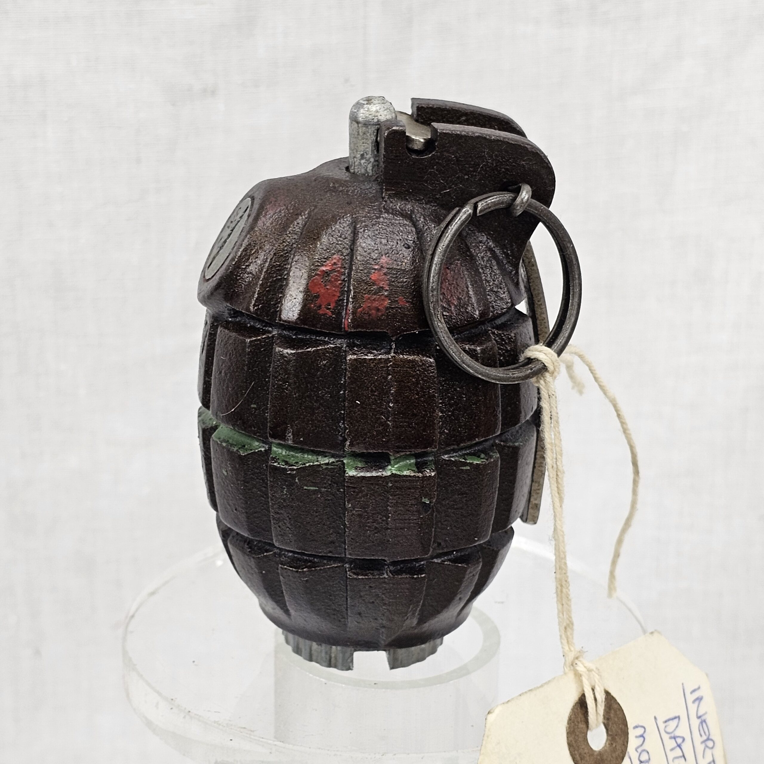 WW2 1940 Inert No. 36 MK1 British Mills Bomb by Parkinson Stone Company - Image 3