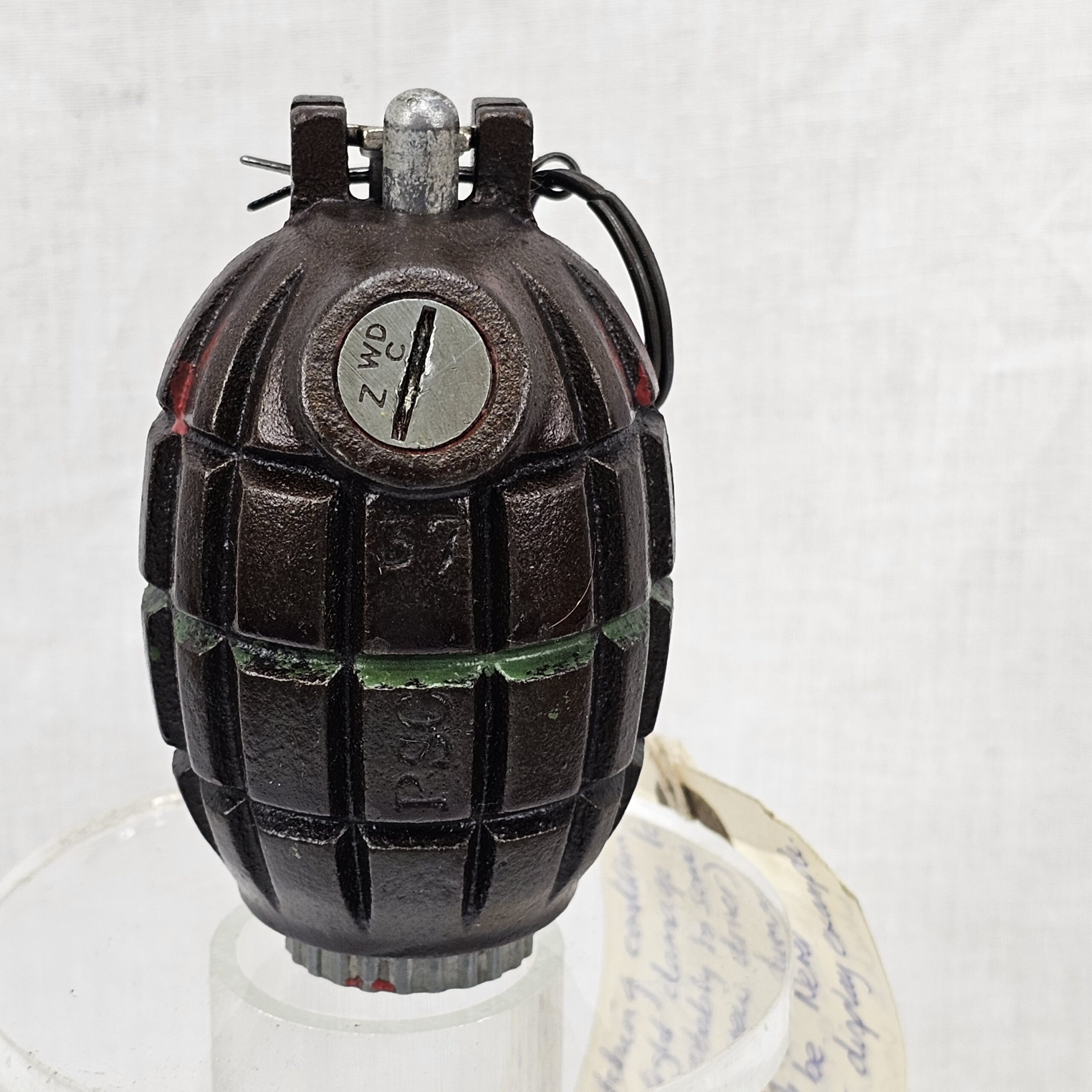 WW2 1940 Inert No. 36 MK1 British Mills Bomb by Parkinson Stone Company - Image 4