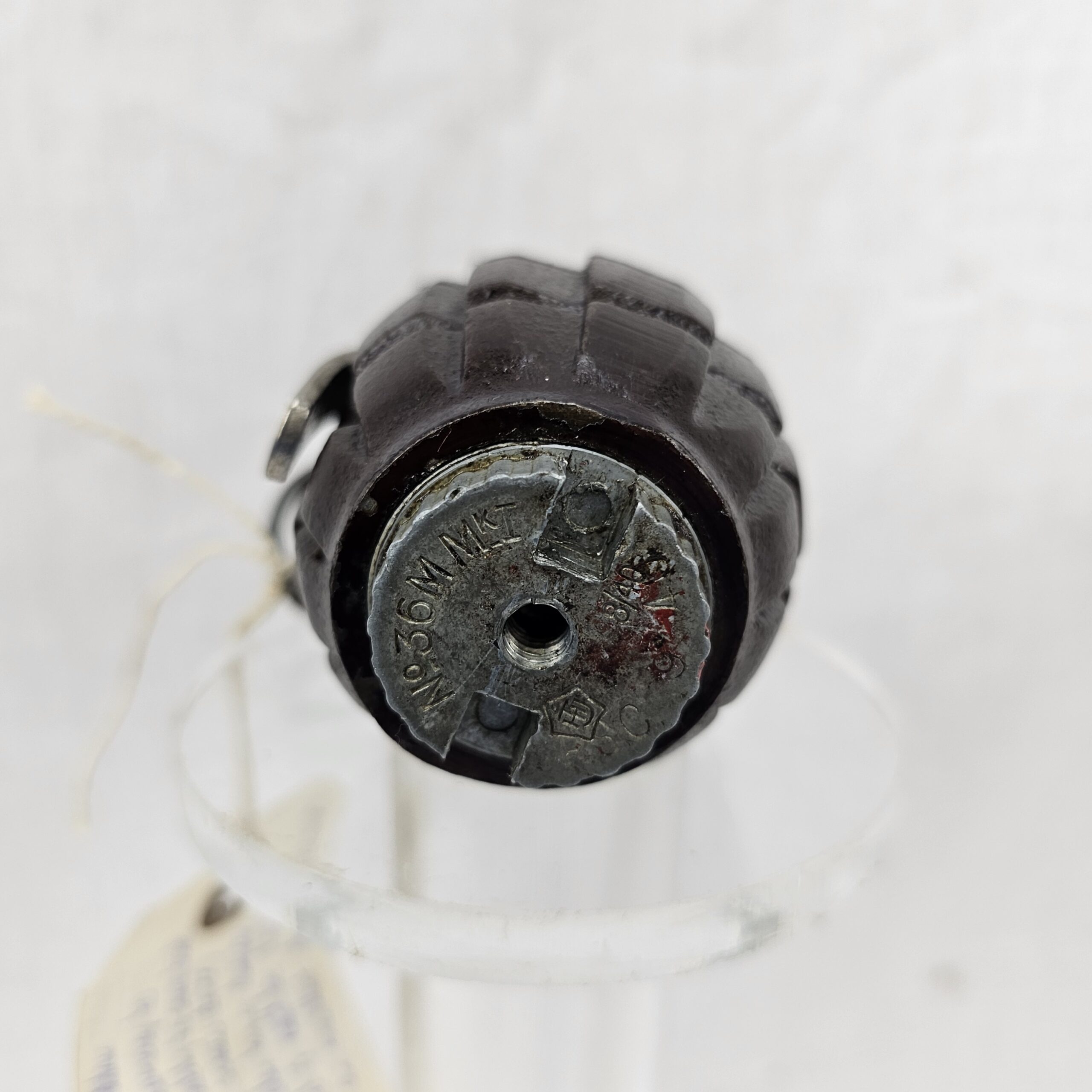 WW2 1940 Inert No. 36 MK1 British Mills Bomb by Parkinson Stone Company - Image 8