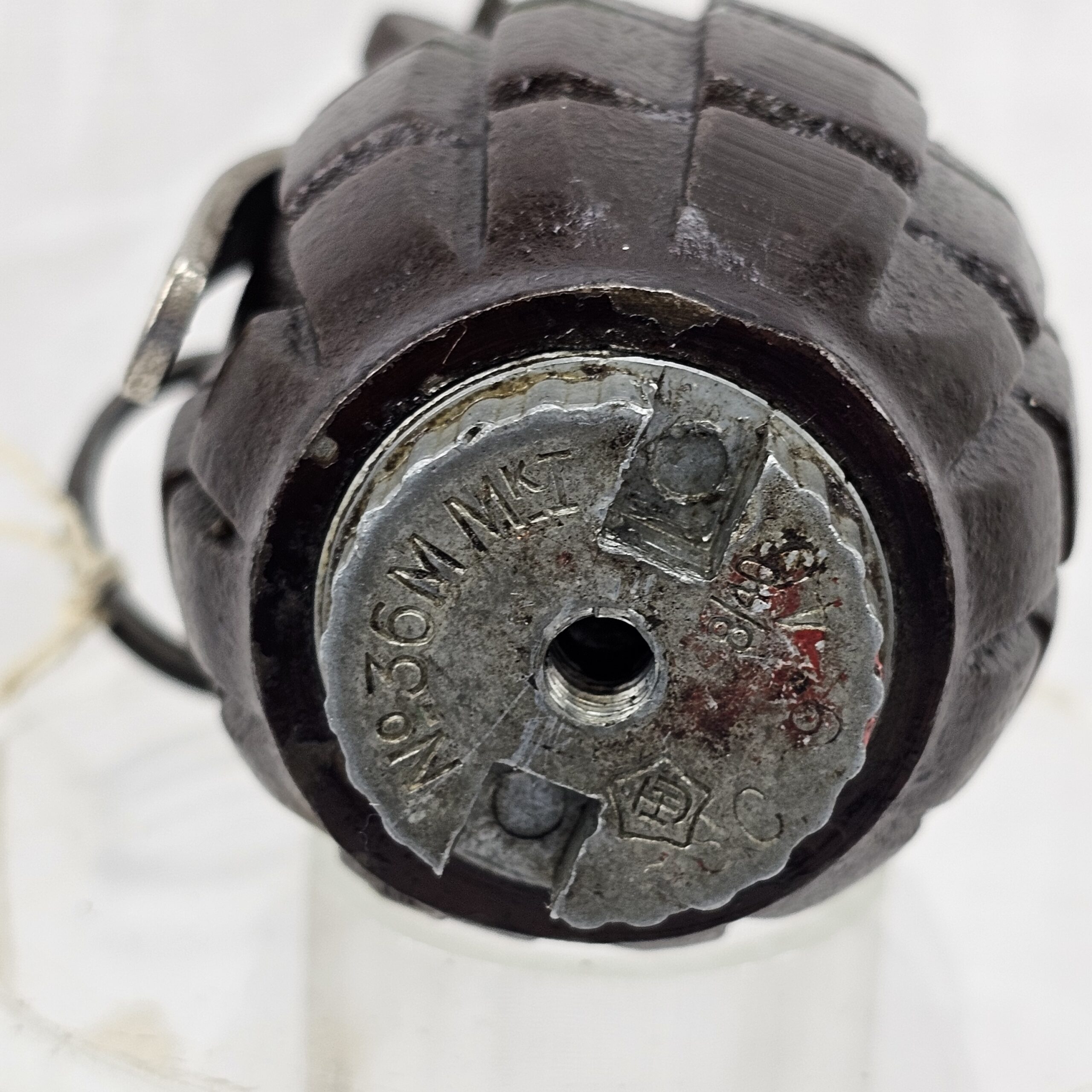 WW2 1940 Inert No. 36 MK1 British Mills Bomb by Parkinson Stone Company - Image 9