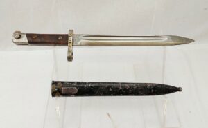 WW2 Austrian Mannlicher Model 1895 Bayonet And Scabbard #2