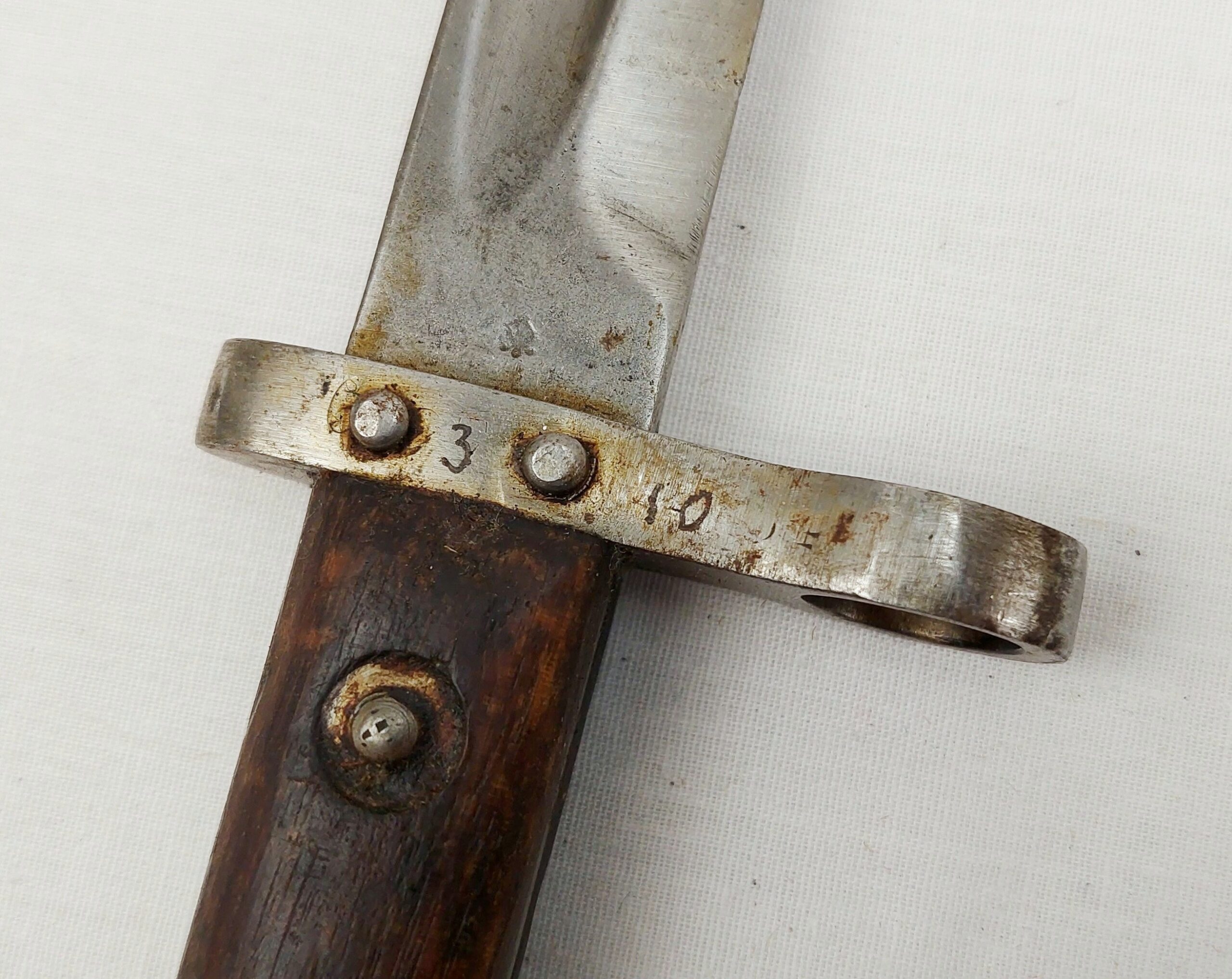 WW2 Austrian Mannlicher Model 1895 Bayonet And Scabbard #2 - Image 10