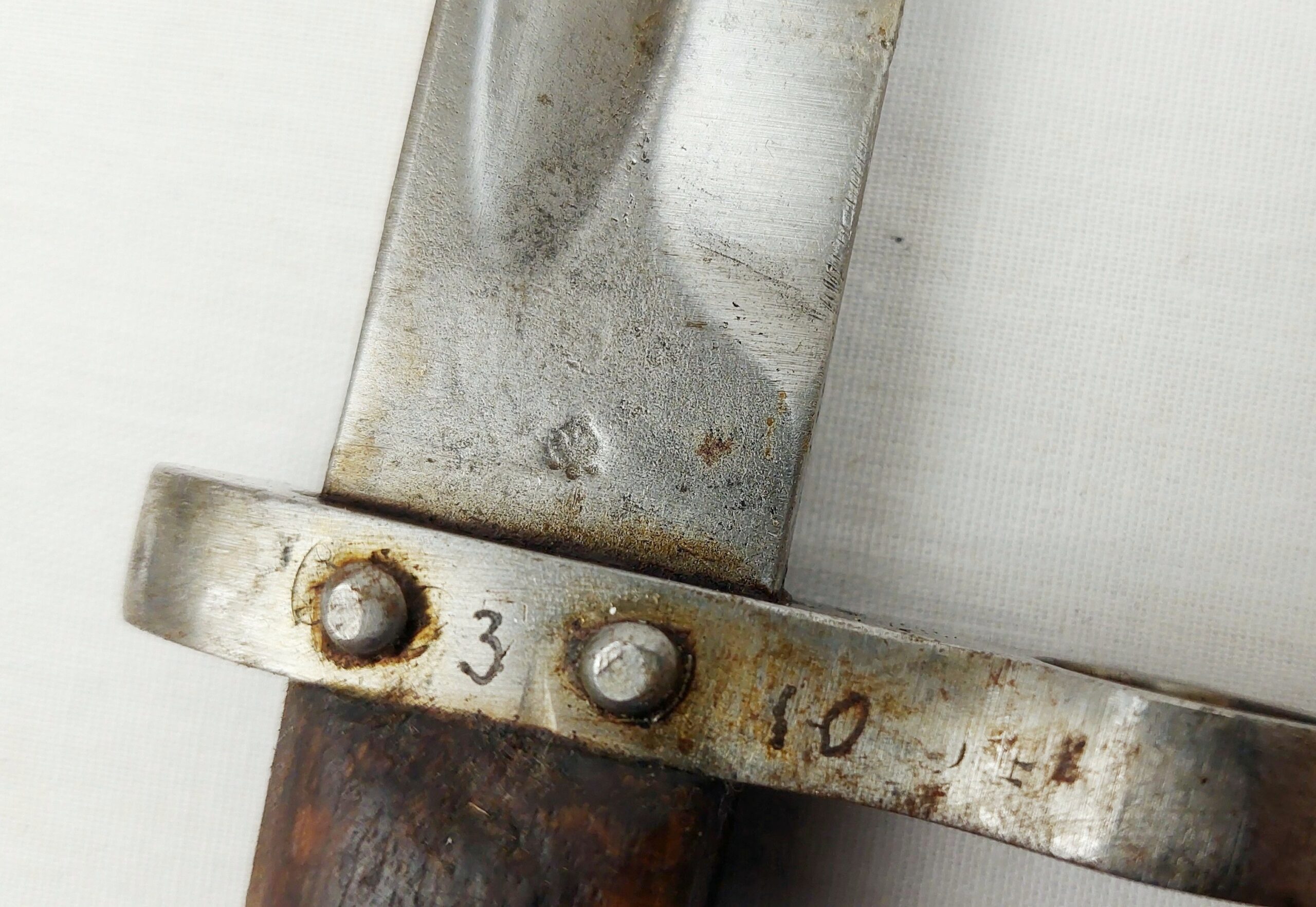 WW2 Austrian Mannlicher Model 1895 Bayonet And Scabbard #2 - Image 9