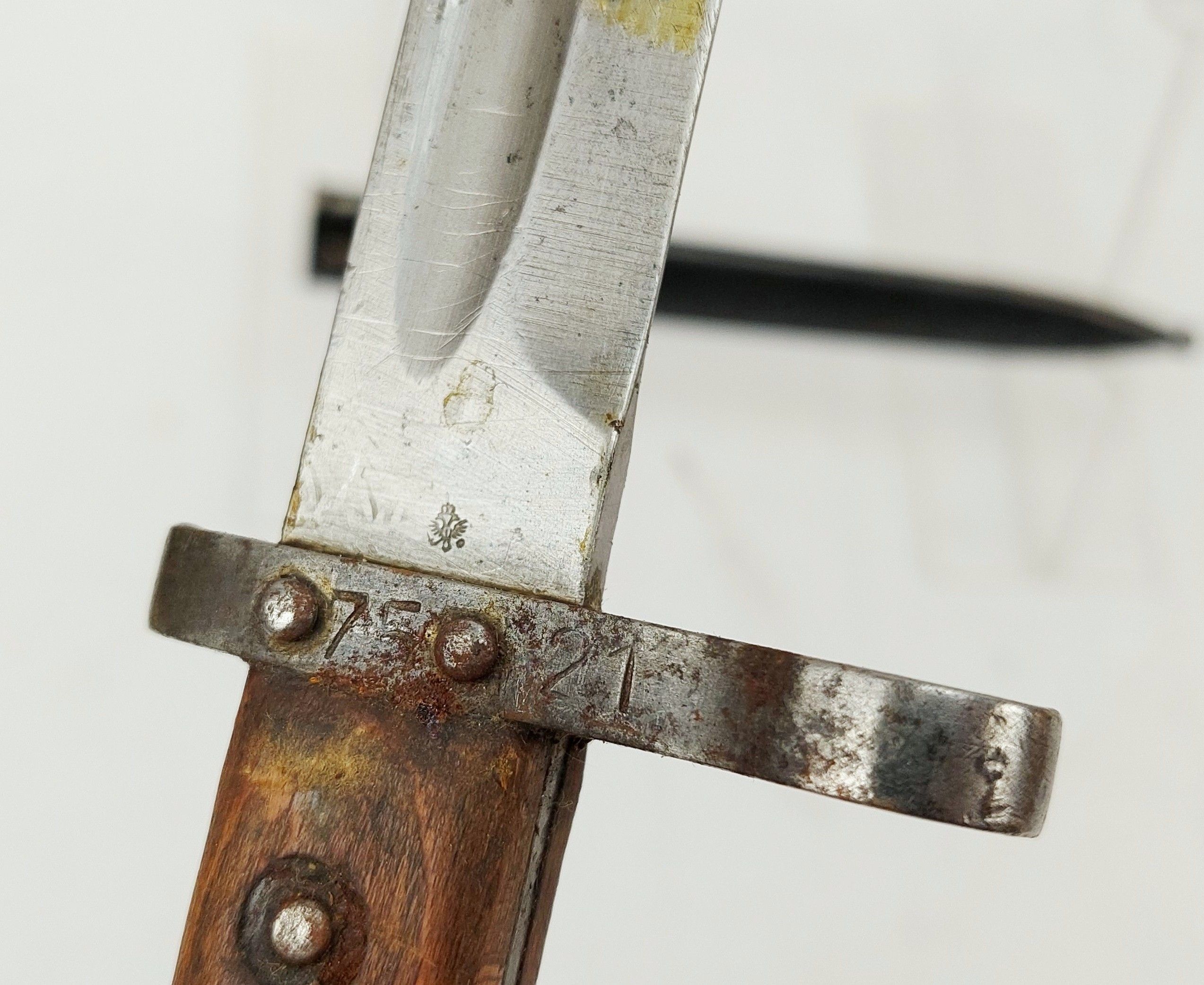 WW2 Austrian Mannlicher Model 1895 Bayonet And Scabbard - Image 10