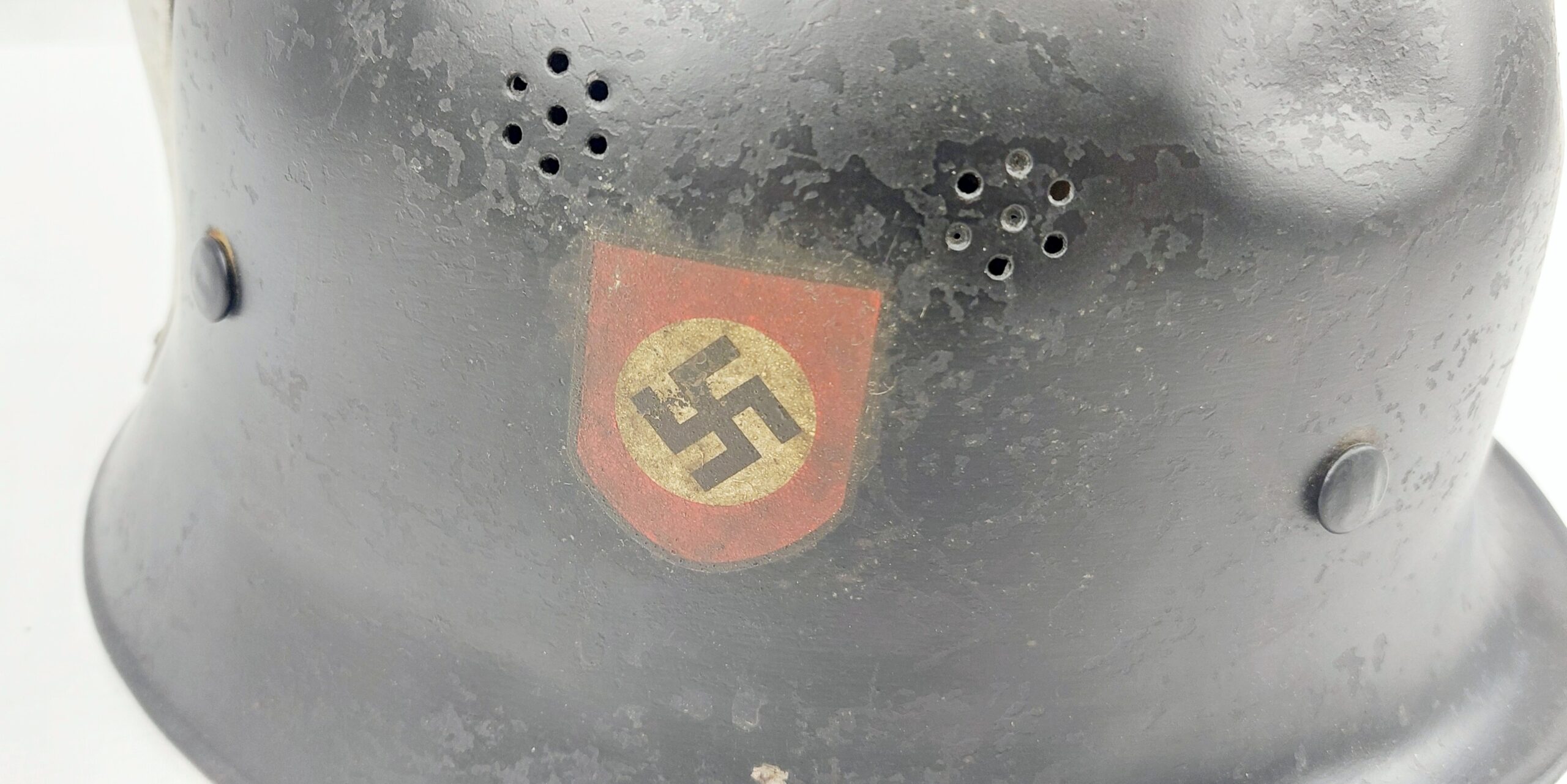 WW2 German 3rd Pattern Firemans Helmet From Hamburg - Image 13