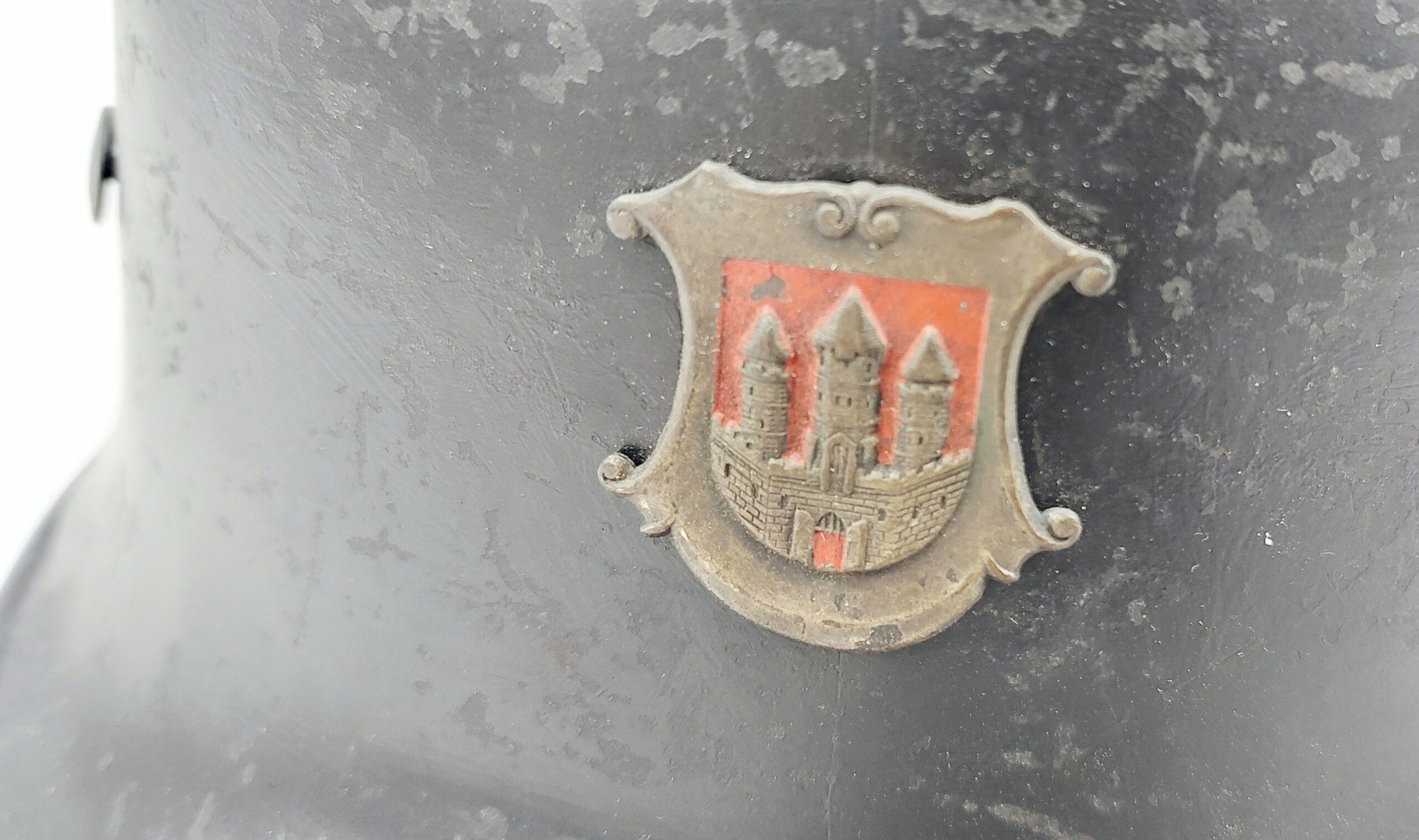 WW2 German 3rd Pattern Firemans Helmet From Hamburg - Image 12