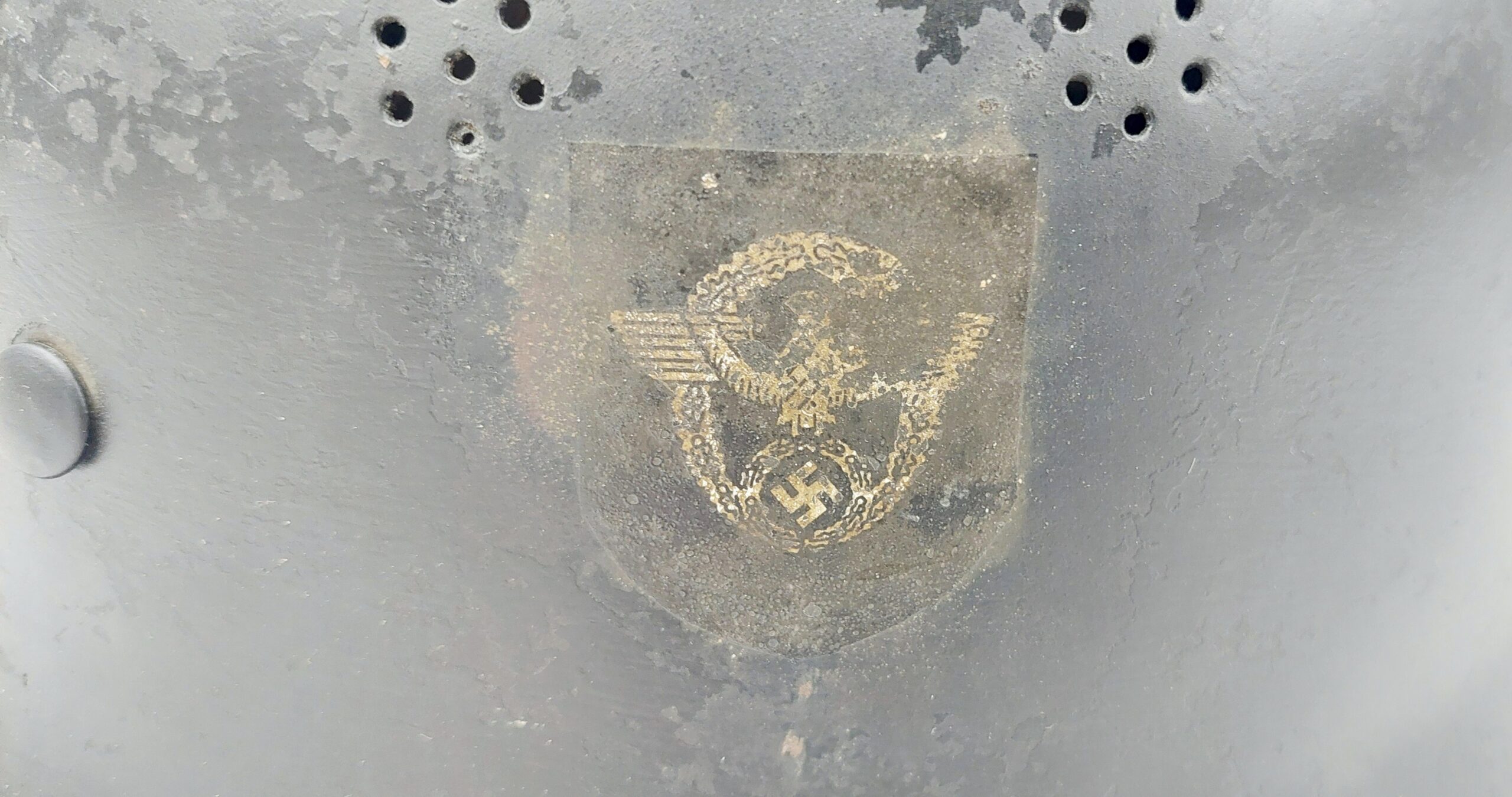 WW2 German 3rd Pattern Firemans Helmet From Hamburg - Image 11