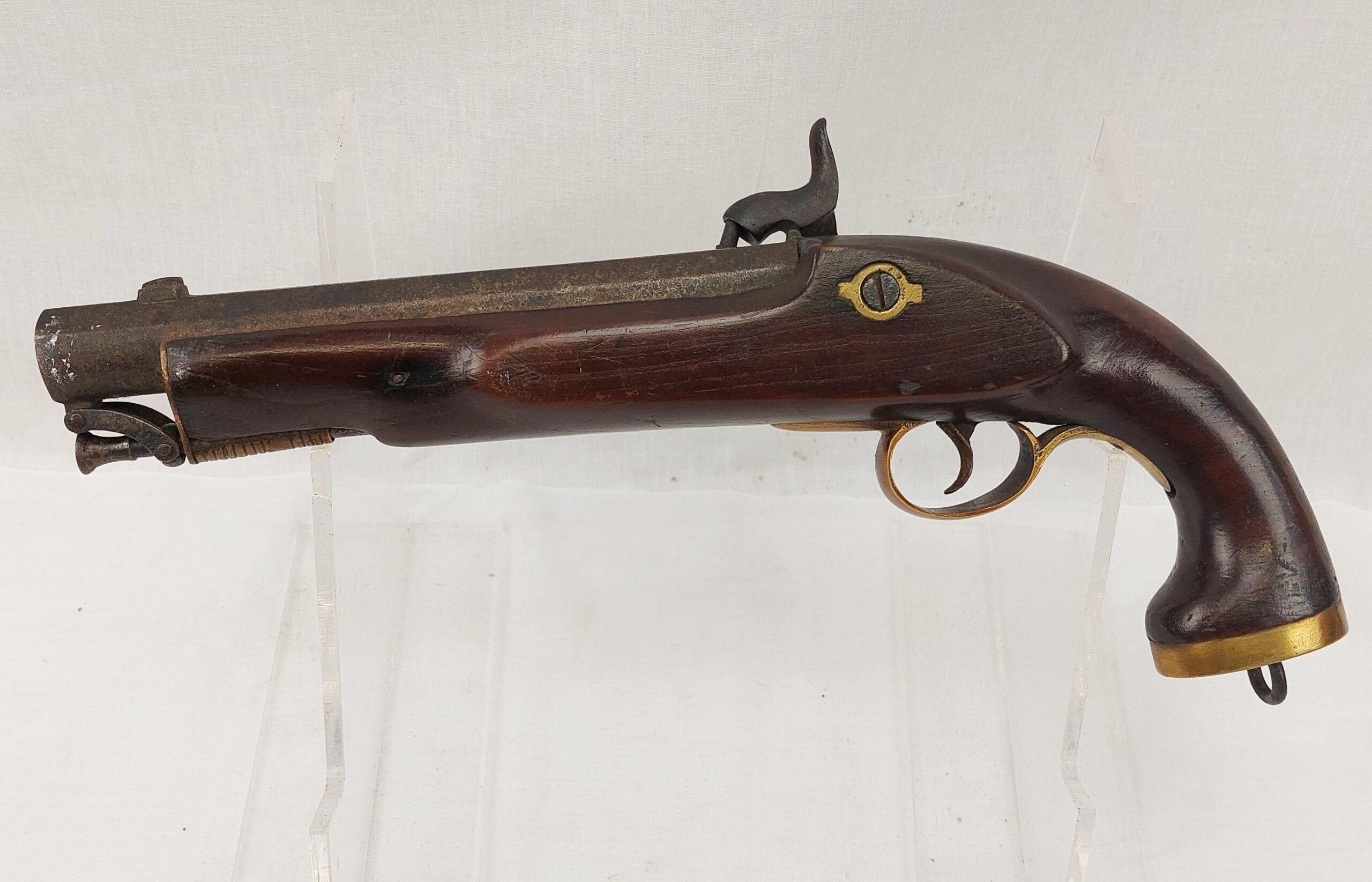 1858 Dated Enfield Percussion Officers Pistol - Image 2