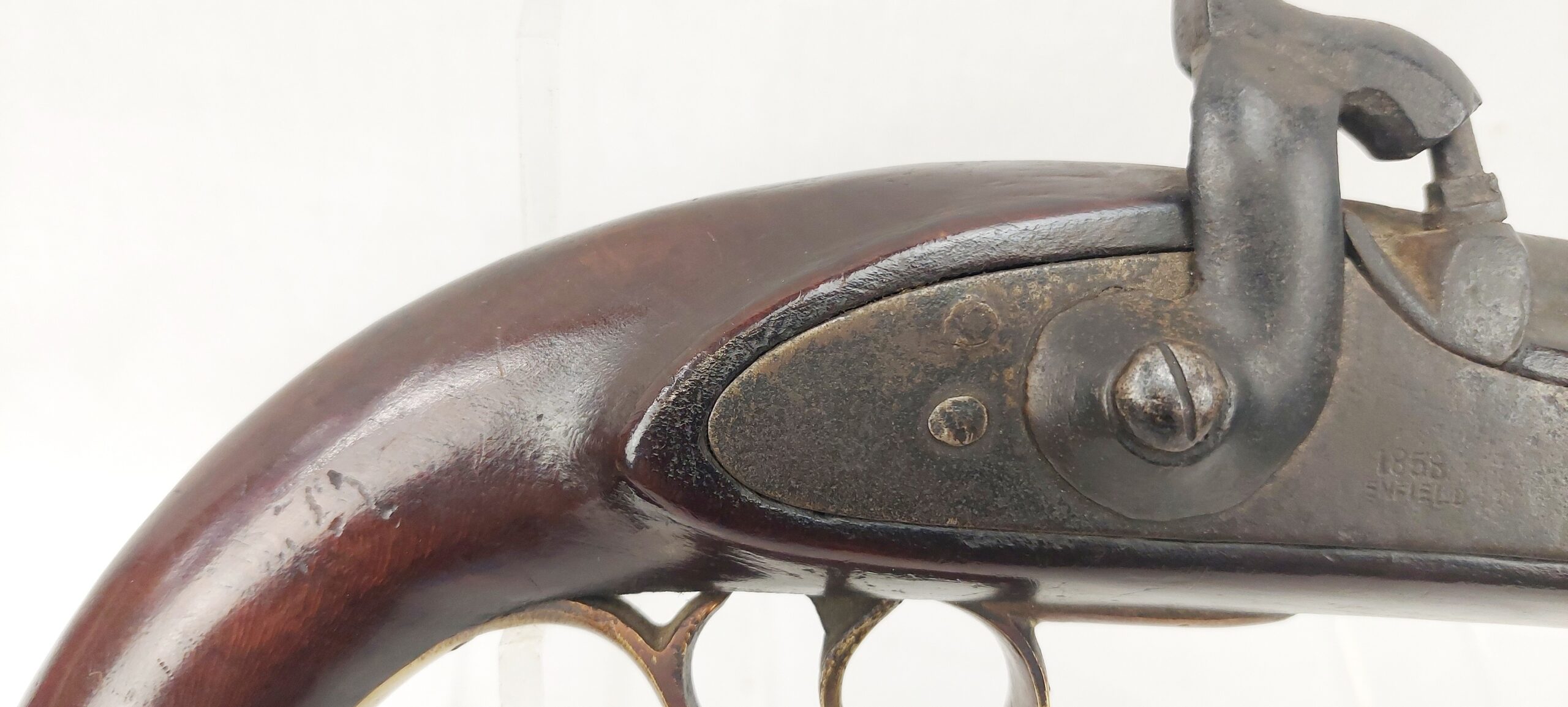 1858 Dated Enfield Percussion Officers Pistol - Image 11