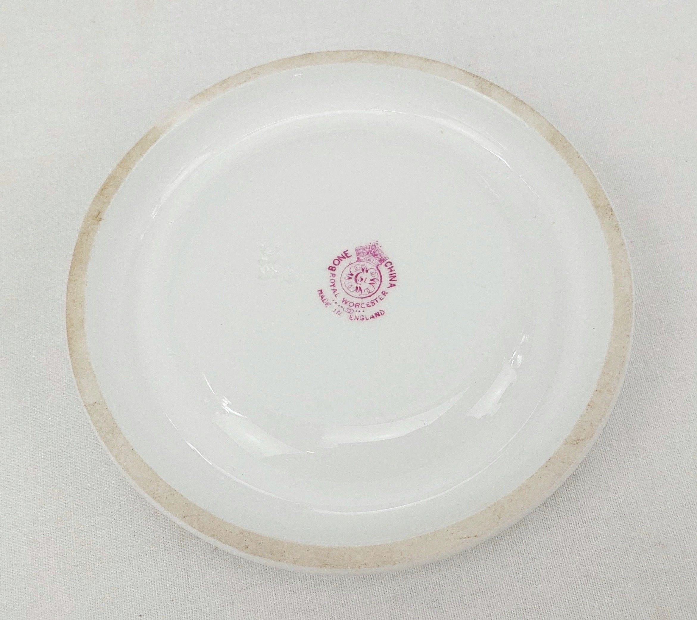 1898 Royal Worcester Tolly Pin Dish - Image 5