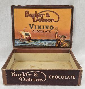 1920s Barker & Dobson Viking Chocolate Retail Box
