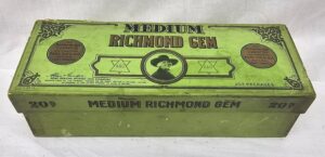1930s Medium Richmond Gem Cigarette Retail Box