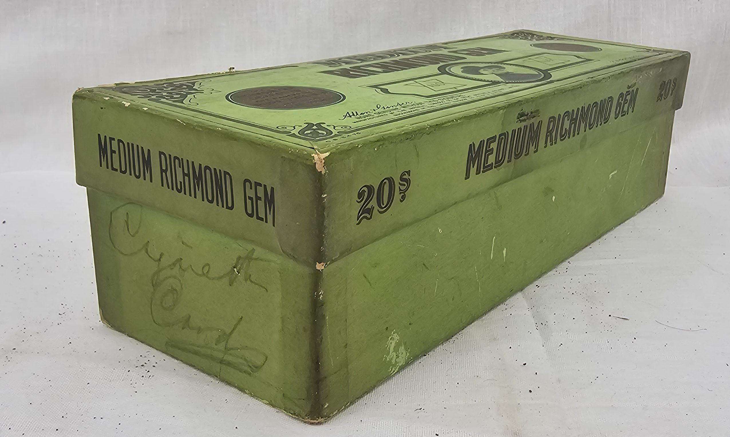 1930s Medium Richmond Gem Cigarette Retail Box - Image 2