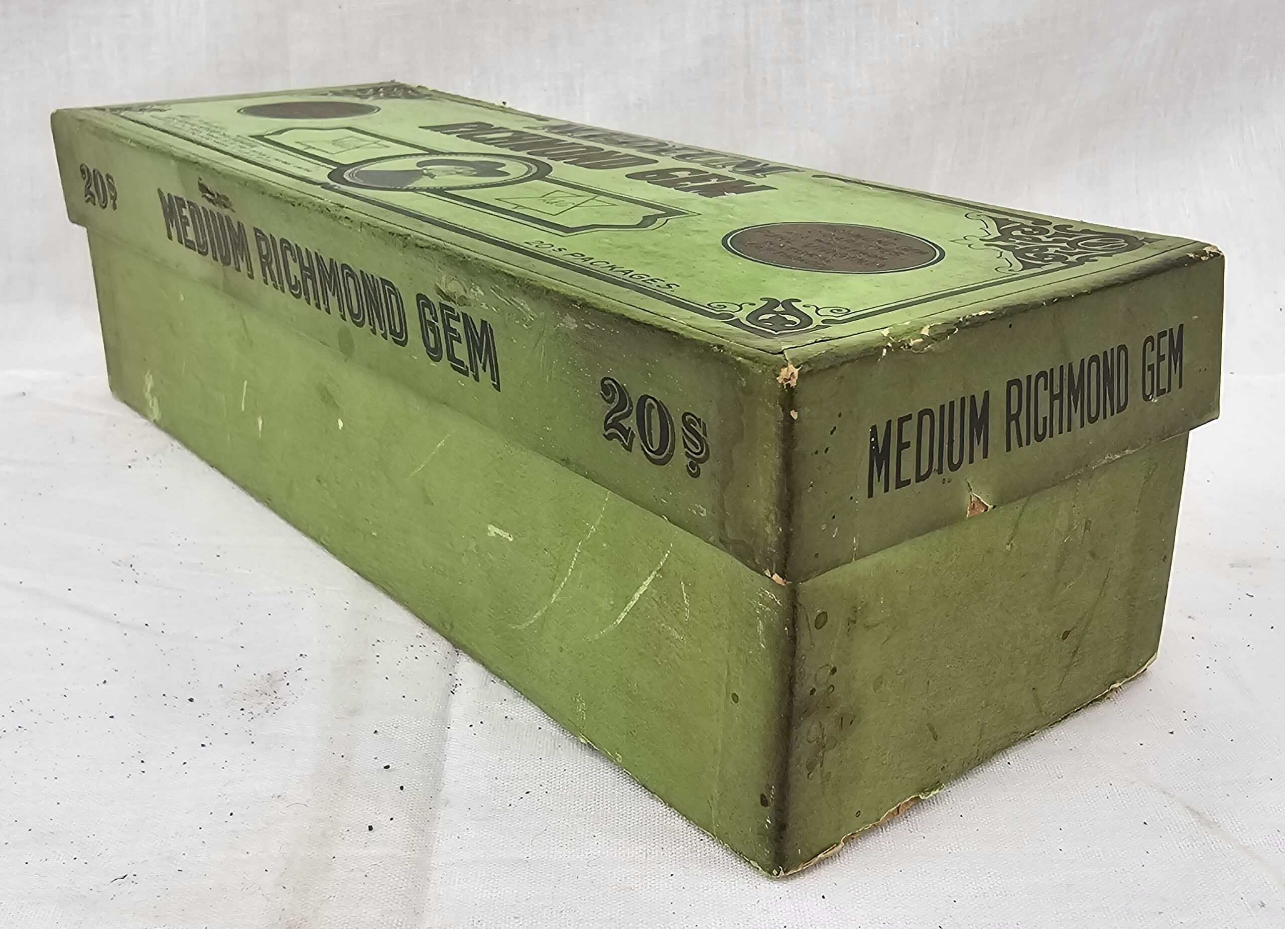 1930s Medium Richmond Gem Cigarette Retail Box - Image 3