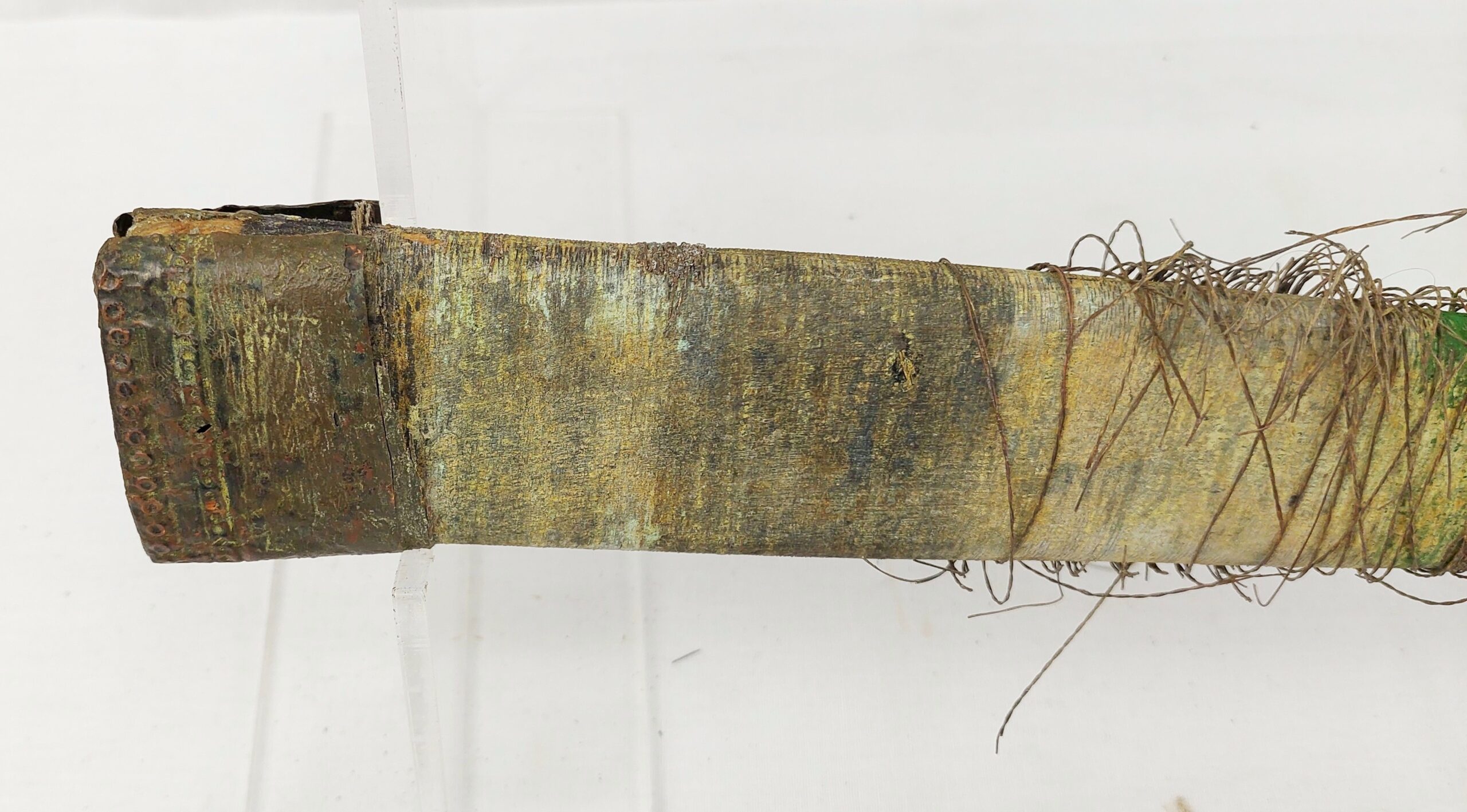 19th Century Caucasian Khanjali Dagger With Bone Grip And Scabbard - Image 13