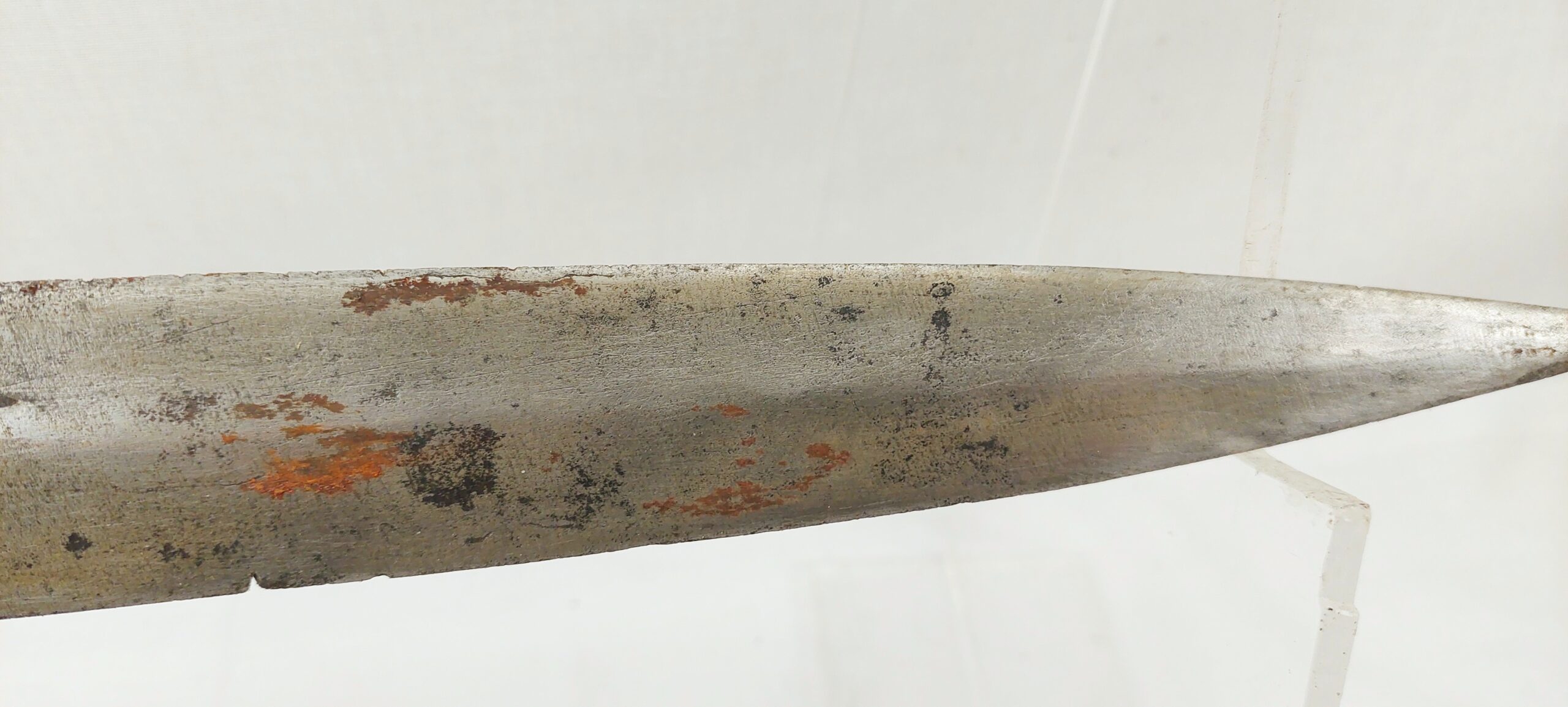 19th Century Caucasian Khanjali Dagger With Bone Grip And Scabbard - Image 9