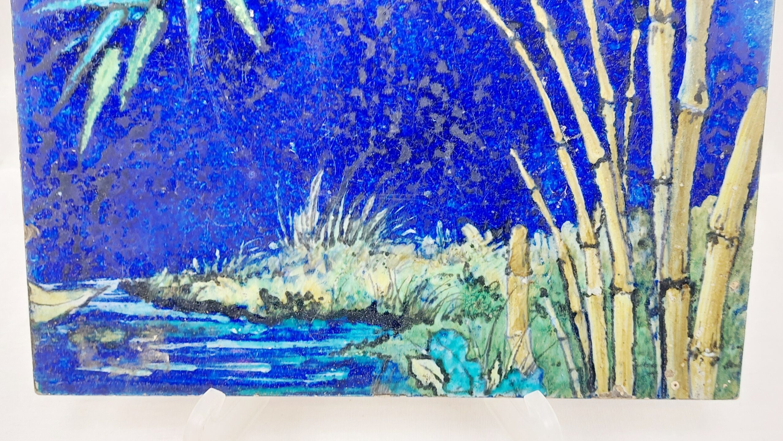 19th Century Ceramic Tile By Minton Of Bamboo - Image 3