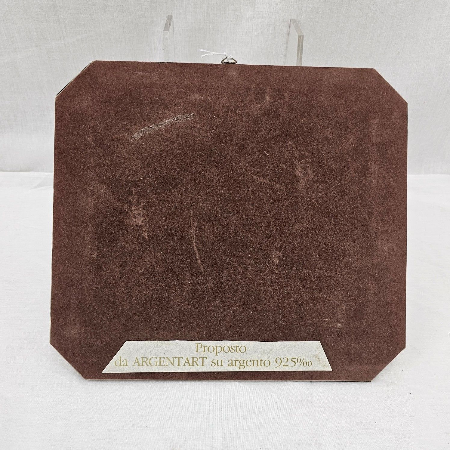 925 Silver And Gilt Street Scene Plaque By Diamanti - Image 4