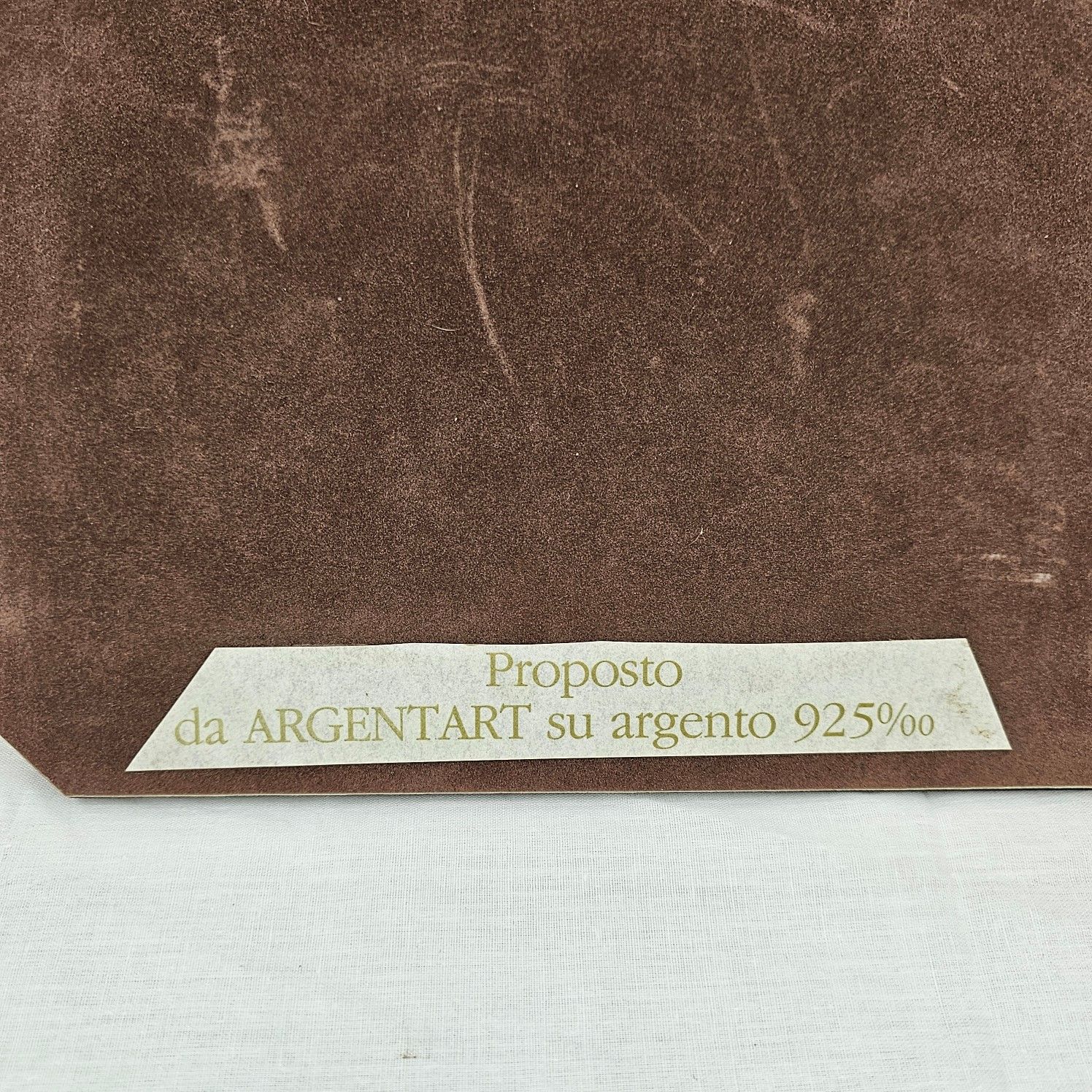 925 Silver And Gilt Street Scene Plaque By Diamanti - Image 5