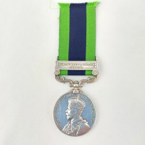 British, 1909-35, Indian General Service Medal (1909 IGSM) - George V 1930-35, with North West Frontier 1930-31 Clasp, 12033P NK. Mewa Singh Bengal Sappers & Miners