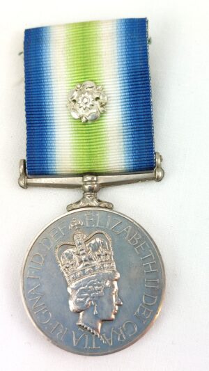 British, Falklands, Elizabeth II South Atlantic Medal 1982 with Rosette, 24523171 GNR P. Boyd RA