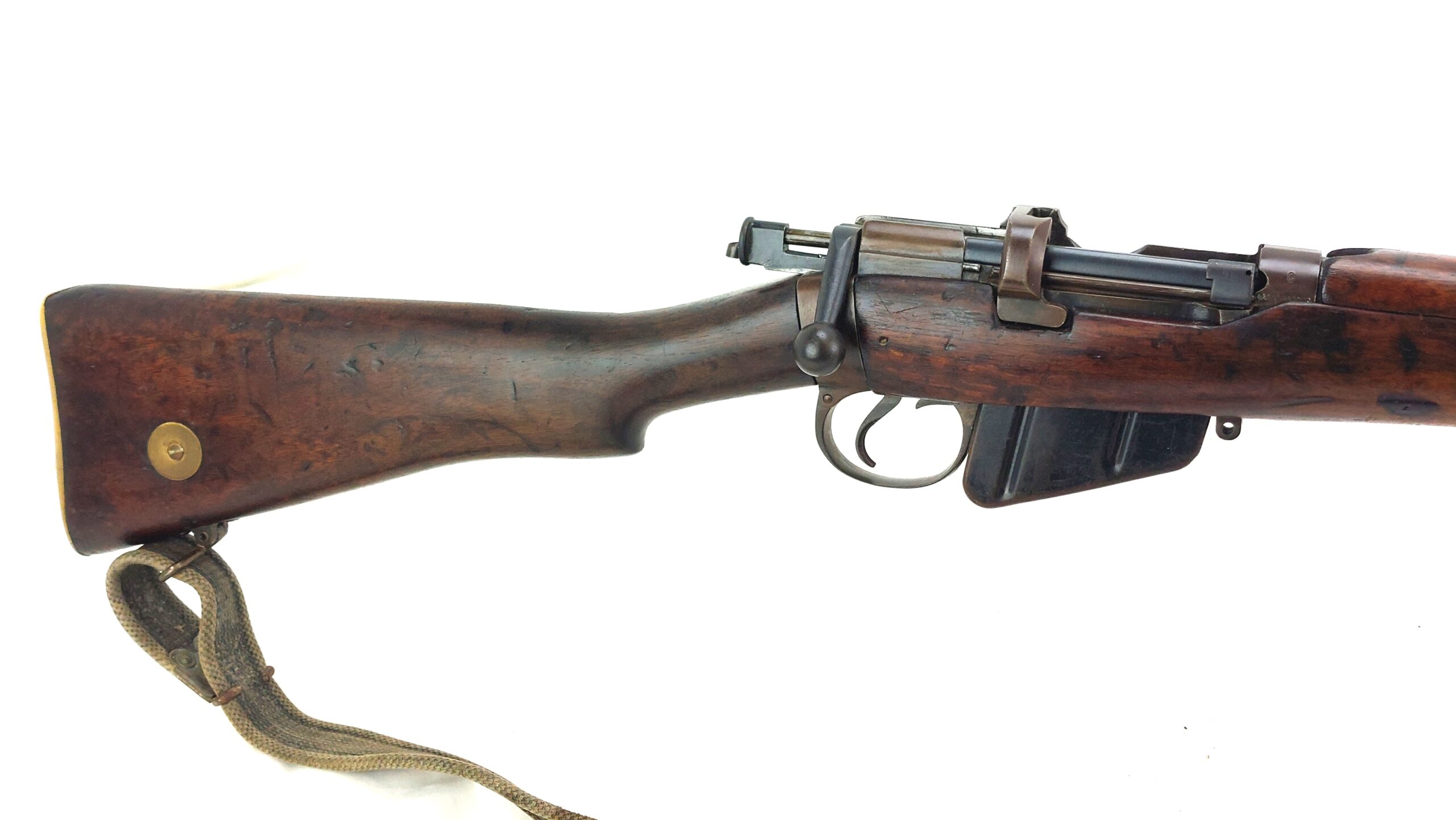 British, WW1/2, Lee Enfield Bolt Action Rifle, with Sling, Old Spec Deactivated - Image 3