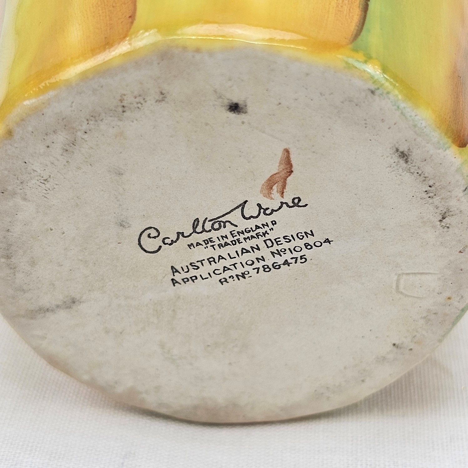 Carlton Ware Australian Design Art Deco Honey Pot - Image 7