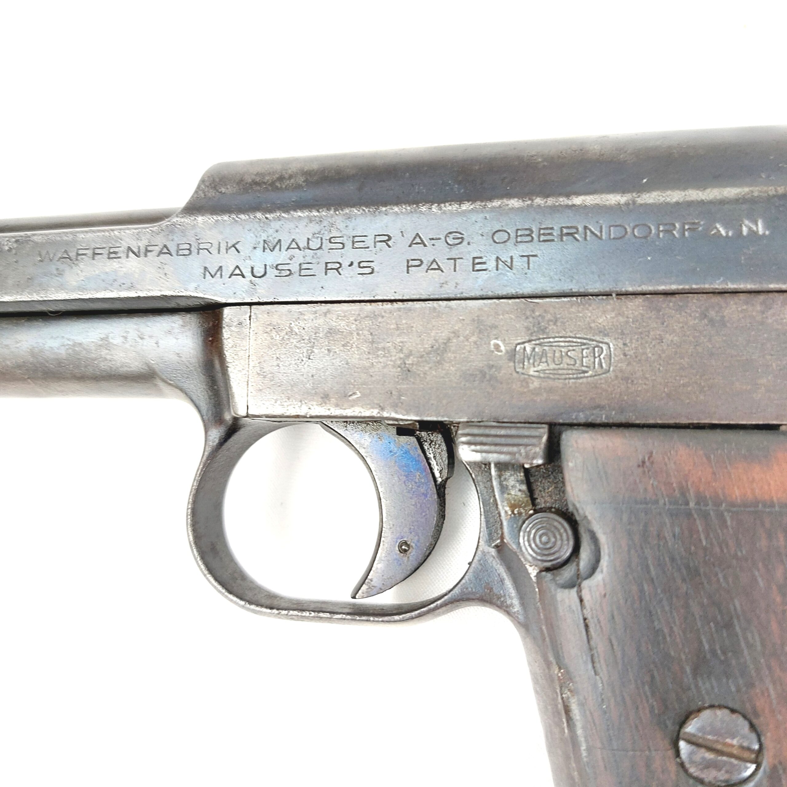 German, 1929, Mauser Model 1914 4th Variant Semi Automatic 7.65 Cal Pocket Pistol and Holster, with Shanghai Police Arsenal Number, Old Spec Deactivated - Image 10