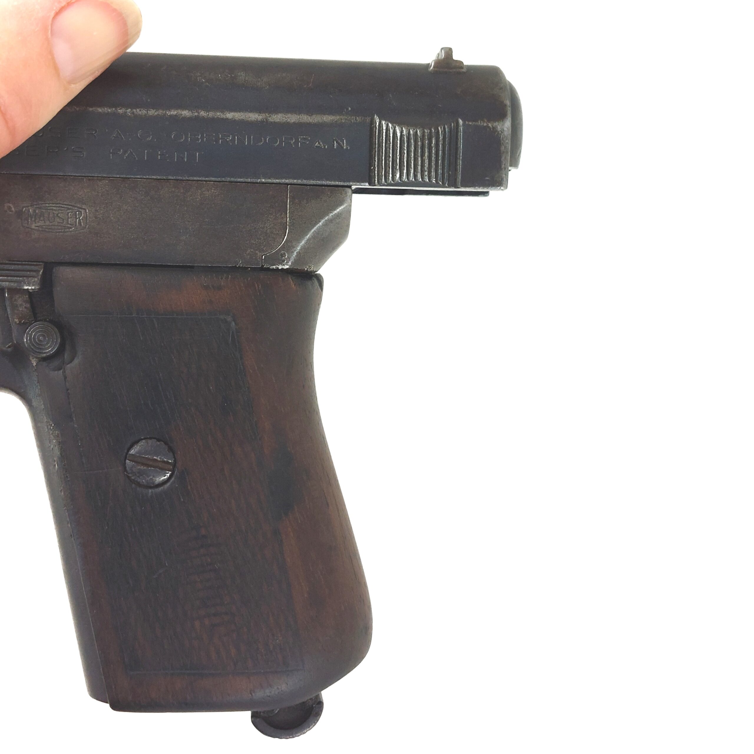 German, 1929, Mauser Model 1914 4th Variant Semi Automatic 7.65 Cal Pocket Pistol and Holster, with Shanghai Police Arsenal Number, Old Spec Deactivated - Image 18