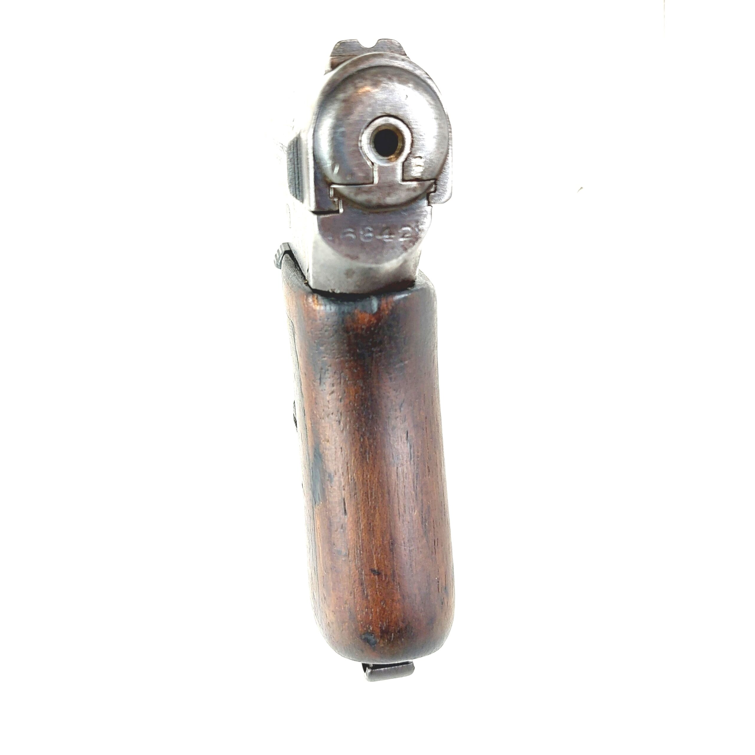 German, 1929, Mauser Model 1914 4th Variant Semi Automatic 7.65 Cal Pocket Pistol and Holster, with Shanghai Police Arsenal Number, Old Spec Deactivated - Image 7