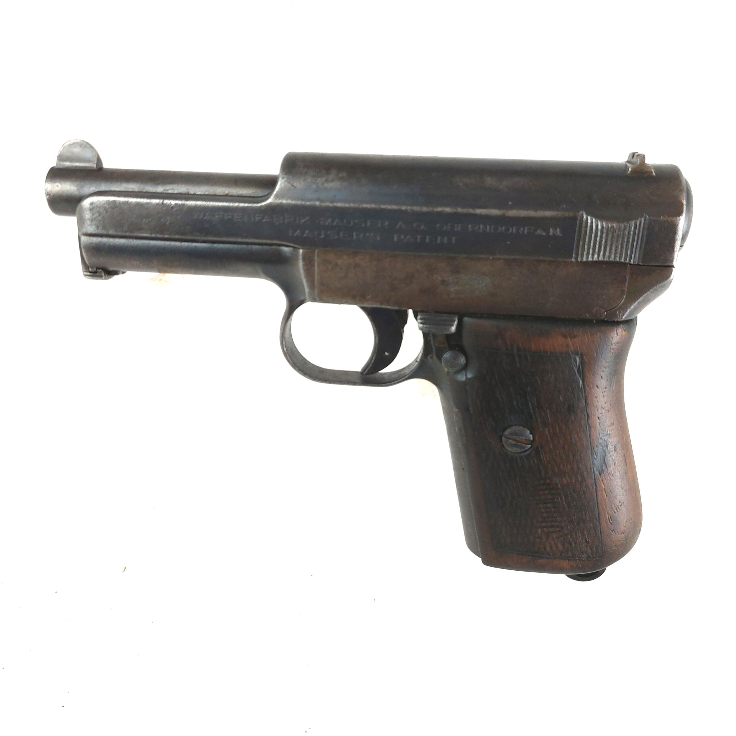 German, 1929, Mauser Model 1914 4th Variant Semi Automatic 7.65 Cal Pocket Pistol and Holster, with Shanghai Police Arsenal Number, Old Spec Deactivated - Image 9