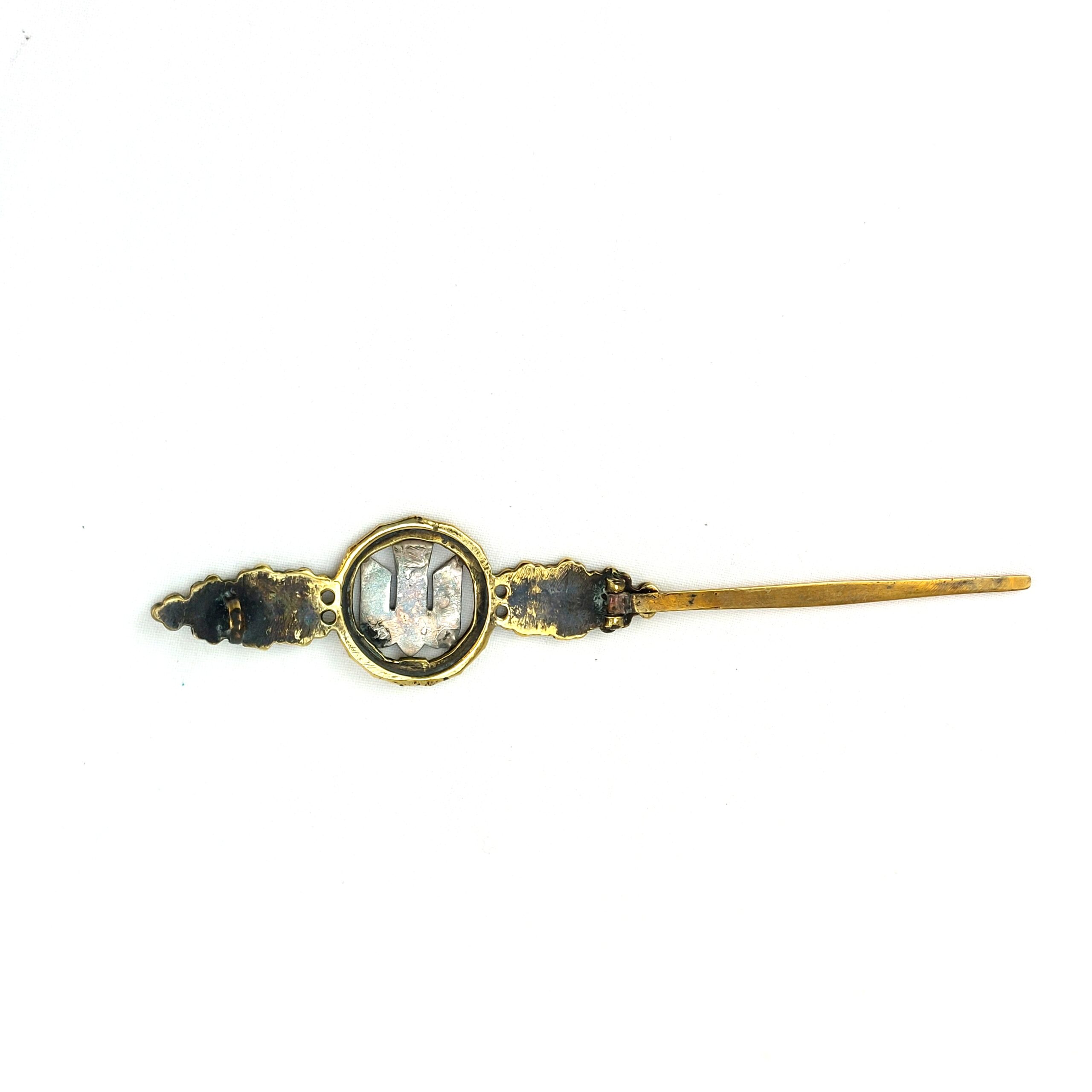German, WW2, Luftwaffe Bomber Clasp - Gold Class (Gilt & White Metal) - Image 3