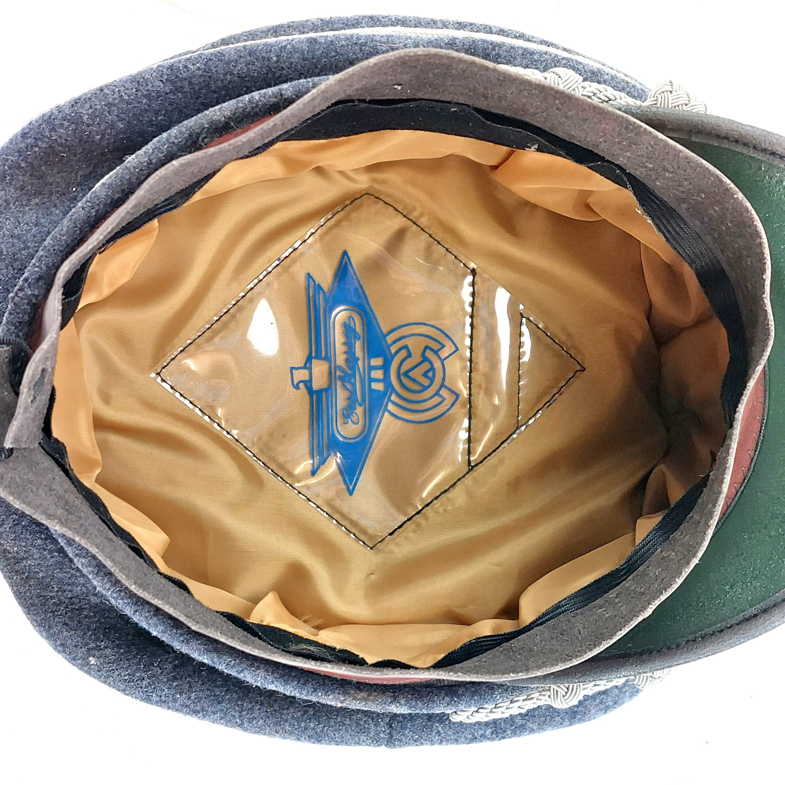 German, WW2, Luftwaffe Crusher Cap, Repro - Image 9
