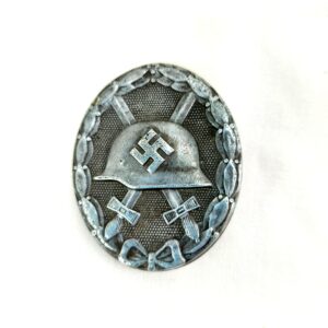 German, WW2, Silver Wound Badge (Solid Back) – Verwundetenabzeichen