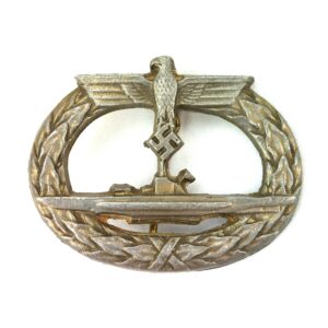 German, WW2, Zinc Submarine (U-Boat) Badge