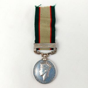 British, 1936-39, India General Service Medal (1936 IGSM) - George VI, with North West Frontier 1937-39 Clasp, 6092 Sepoy Mohandar Singh 3-16 Punjab Regiment