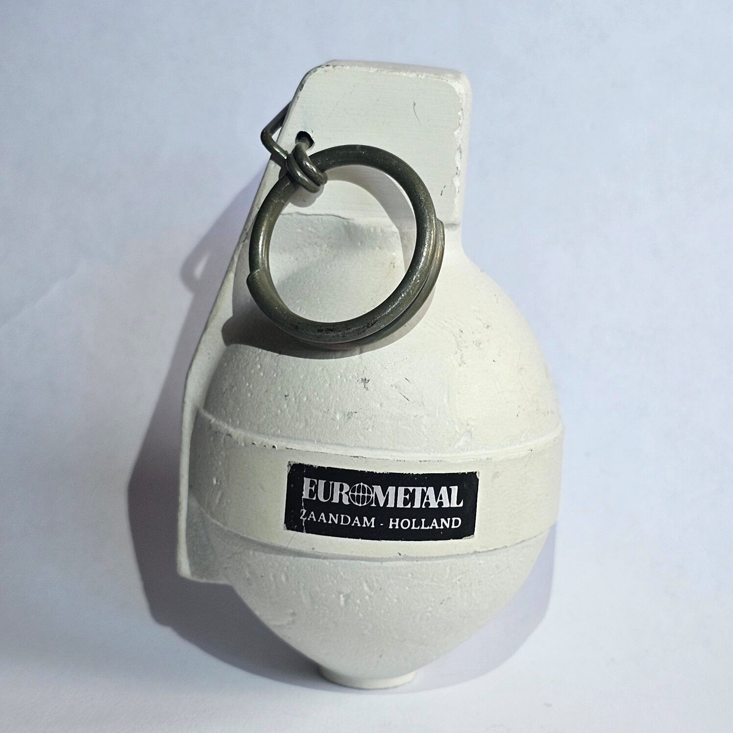 Inert Dutch EMC-NR-20 Solid Aluminum Cast Drill Grenade Model 1985