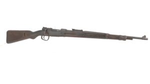 Israeli, WW2-c1958 conversion, Dated 1958, Fab Nat D Armes De Guerre Herstal Belgique Mauser 7.62 K98 Rifle, Marked with Waffenamts and original German Stock, Deactivated Old Spec
