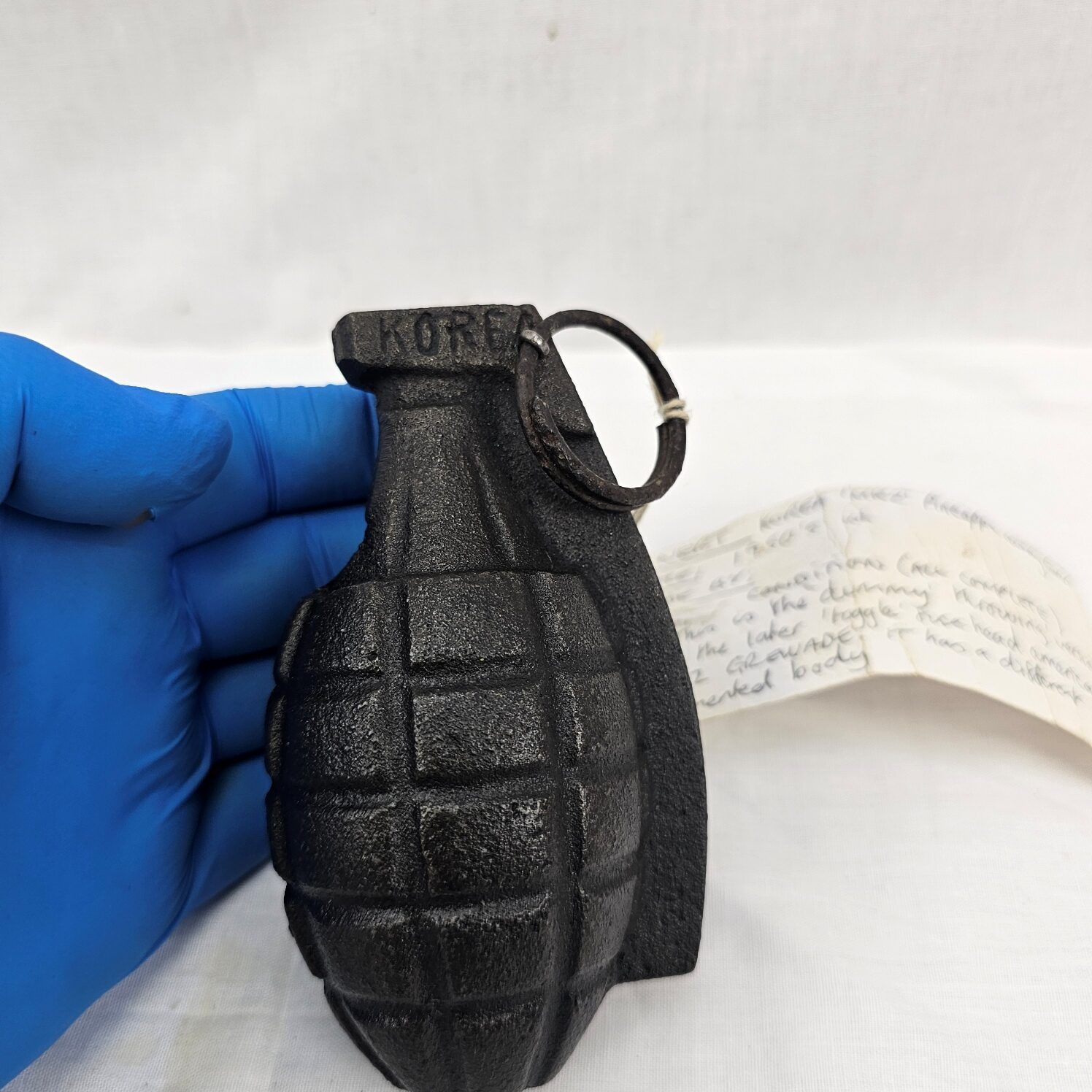 1950's Korea Practice MK 2 Pineapple Grenade #1 - Image 4