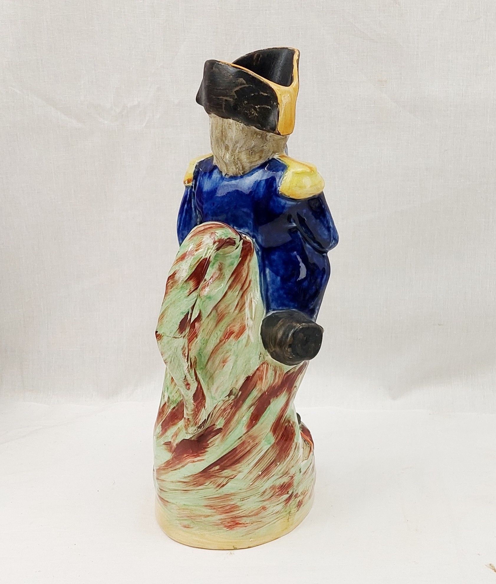 Mid 19th Century Staffordshire Jug Of Admiral Lord Nelson - Image 3