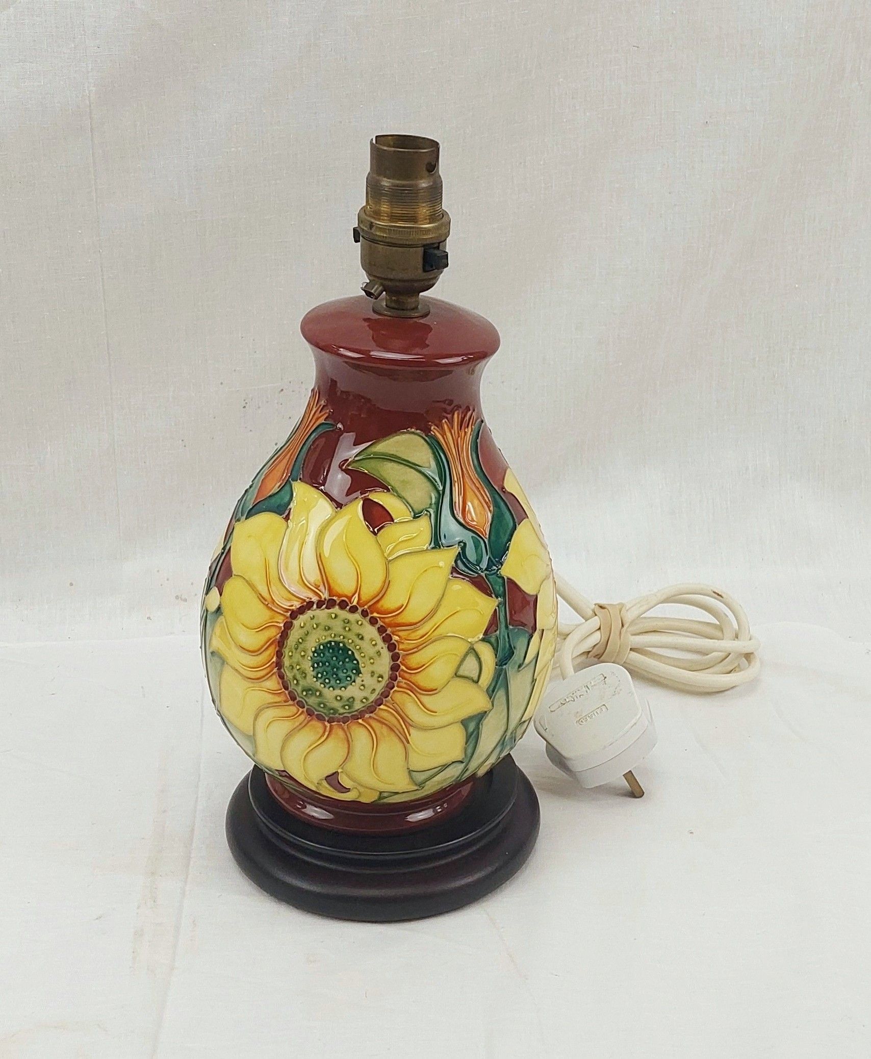 Moorcroft Inca Sunflower Table Lamp - Image 5