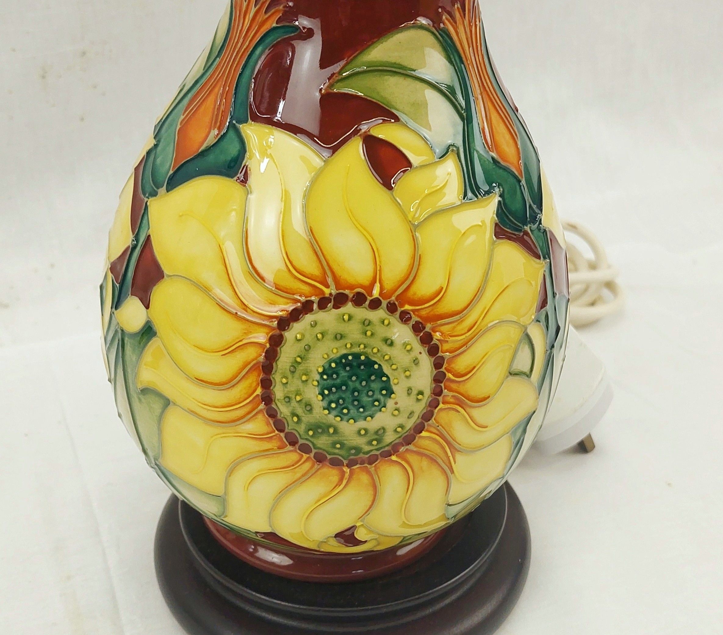 Moorcroft Inca Sunflower Table Lamp - Image 4