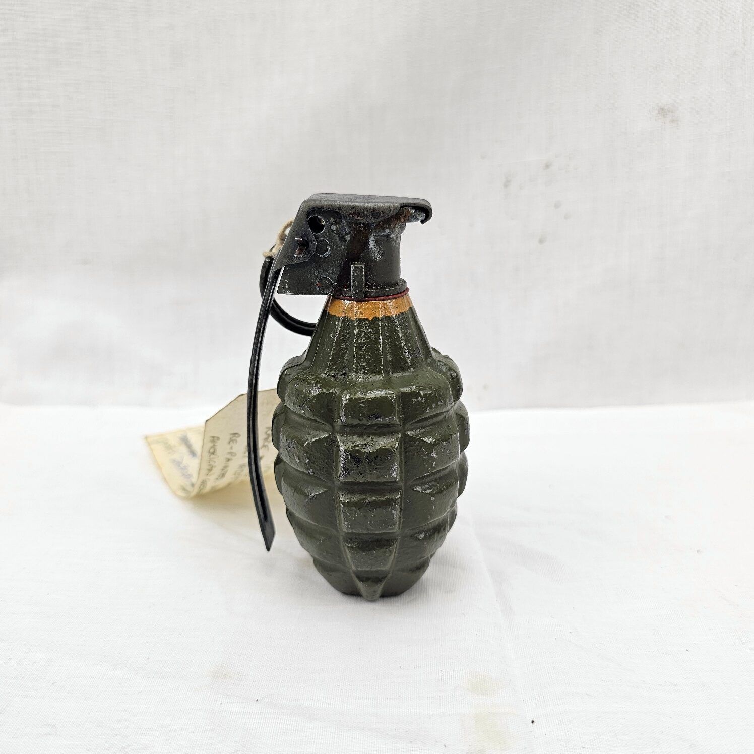 Early WW2 Rare American Mk2 Pineapple Early Training Grenade - Screw Base Casting - Image 3