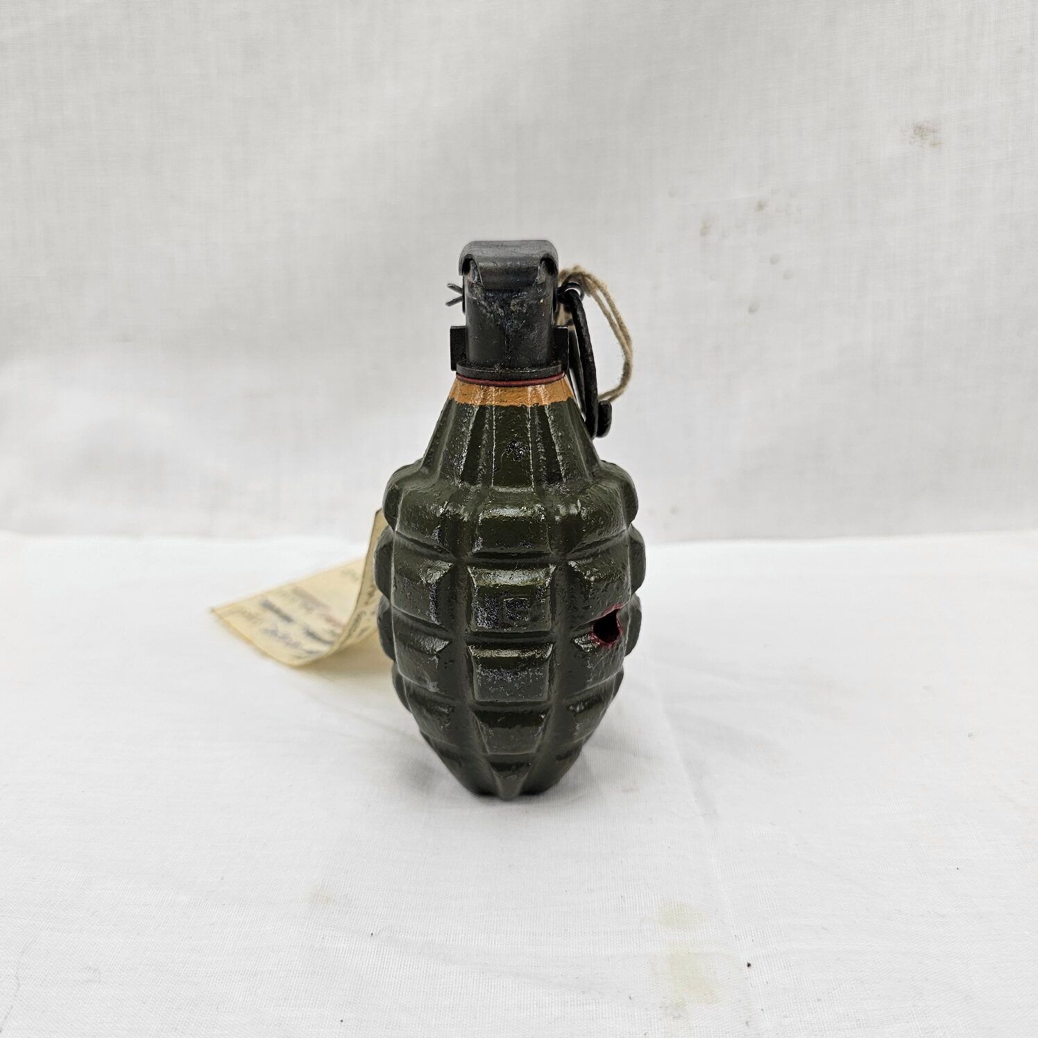 Early WW2 Rare American Mk2 Pineapple Early Training Grenade - Screw Base Casting - Image 4