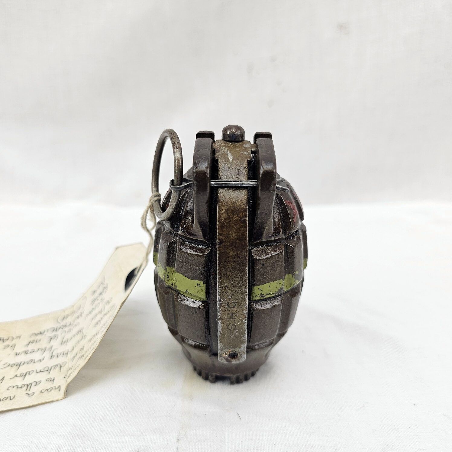Rare British-Australian No. 30 MK I Mills Bomb Grenade Dated 1942 by Vadis & F.L. Hudson Brisbane Australia - Image 3