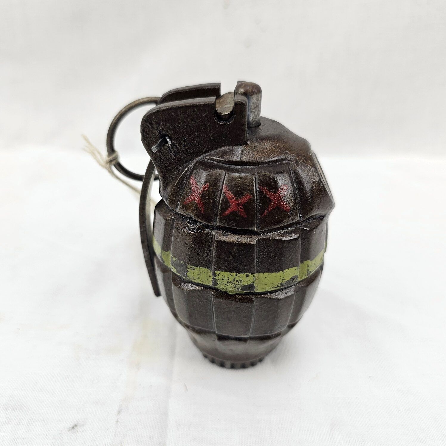 Rare British-Australian No. 30 MK I Mills Bomb Grenade Dated 1942 by Vadis & F.L. Hudson Brisbane Australia - Image 5
