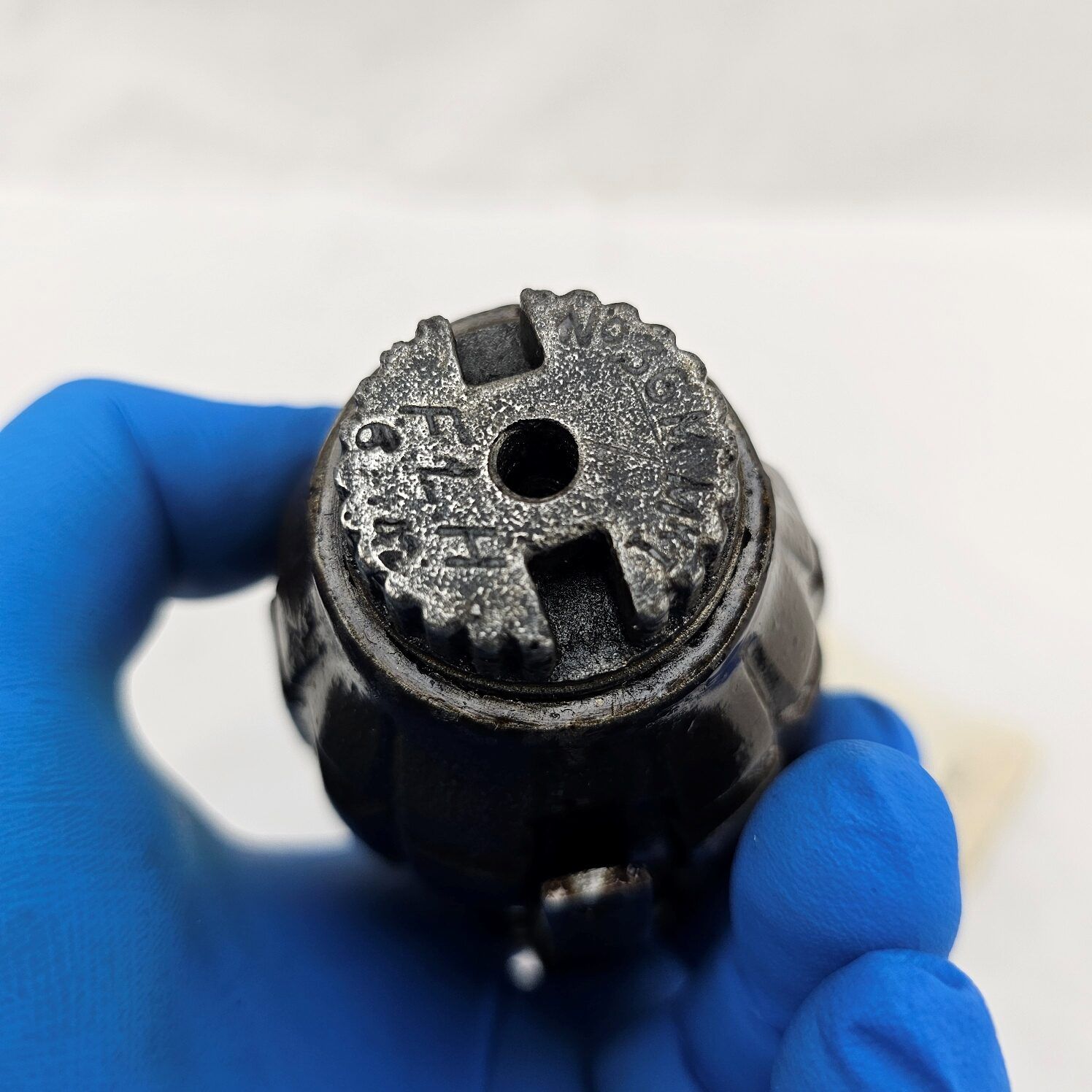 Rare British-Australian No. 30 MK I Mills Bomb Grenade Dated 1942 by Vadis & F.L. Hudson Brisbane Australia - Image 6