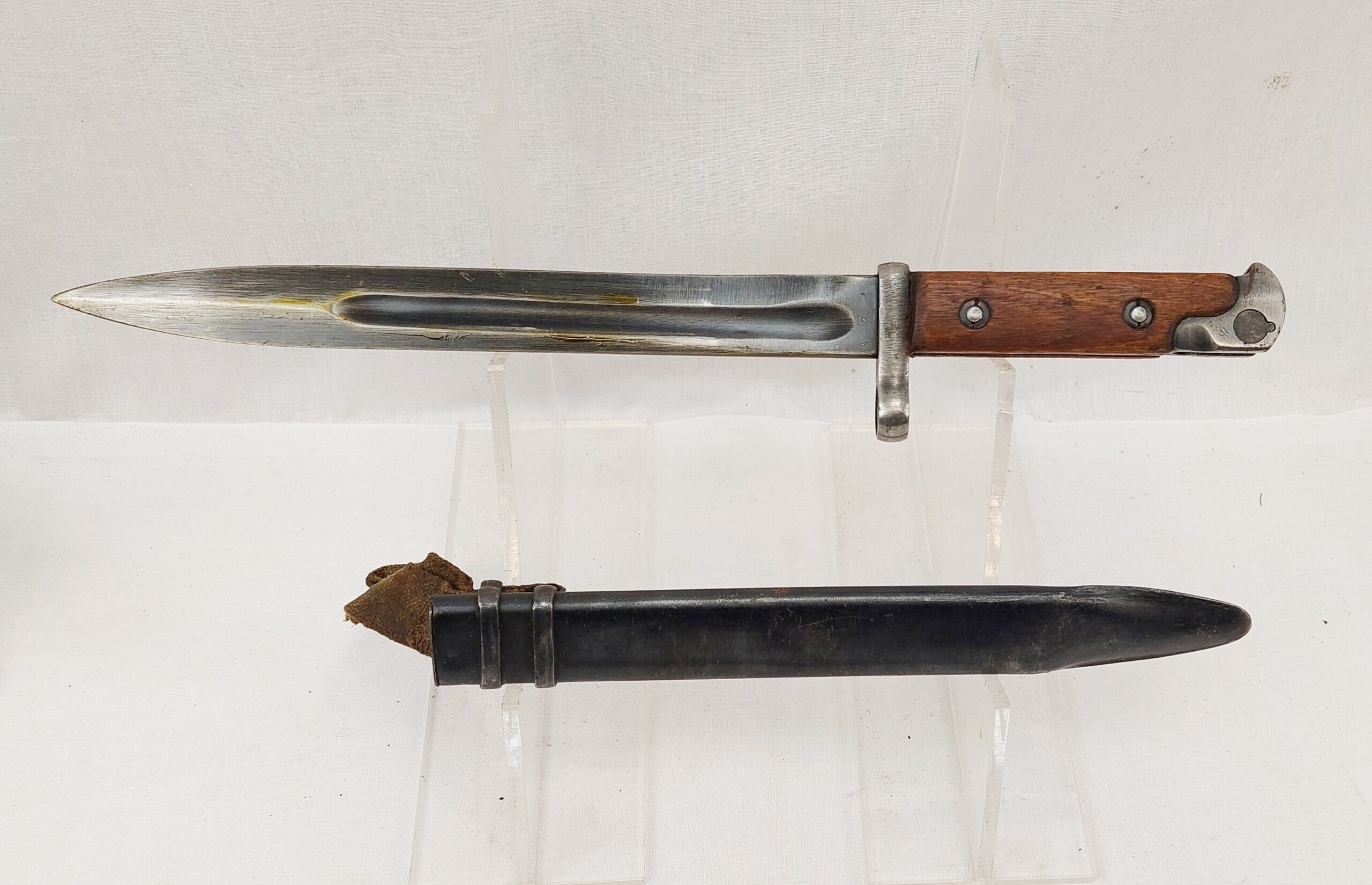 Rare Soviet 2nd Type SVT 39/40 Tokarev Bayonet And Scabbard #2 - Image 8