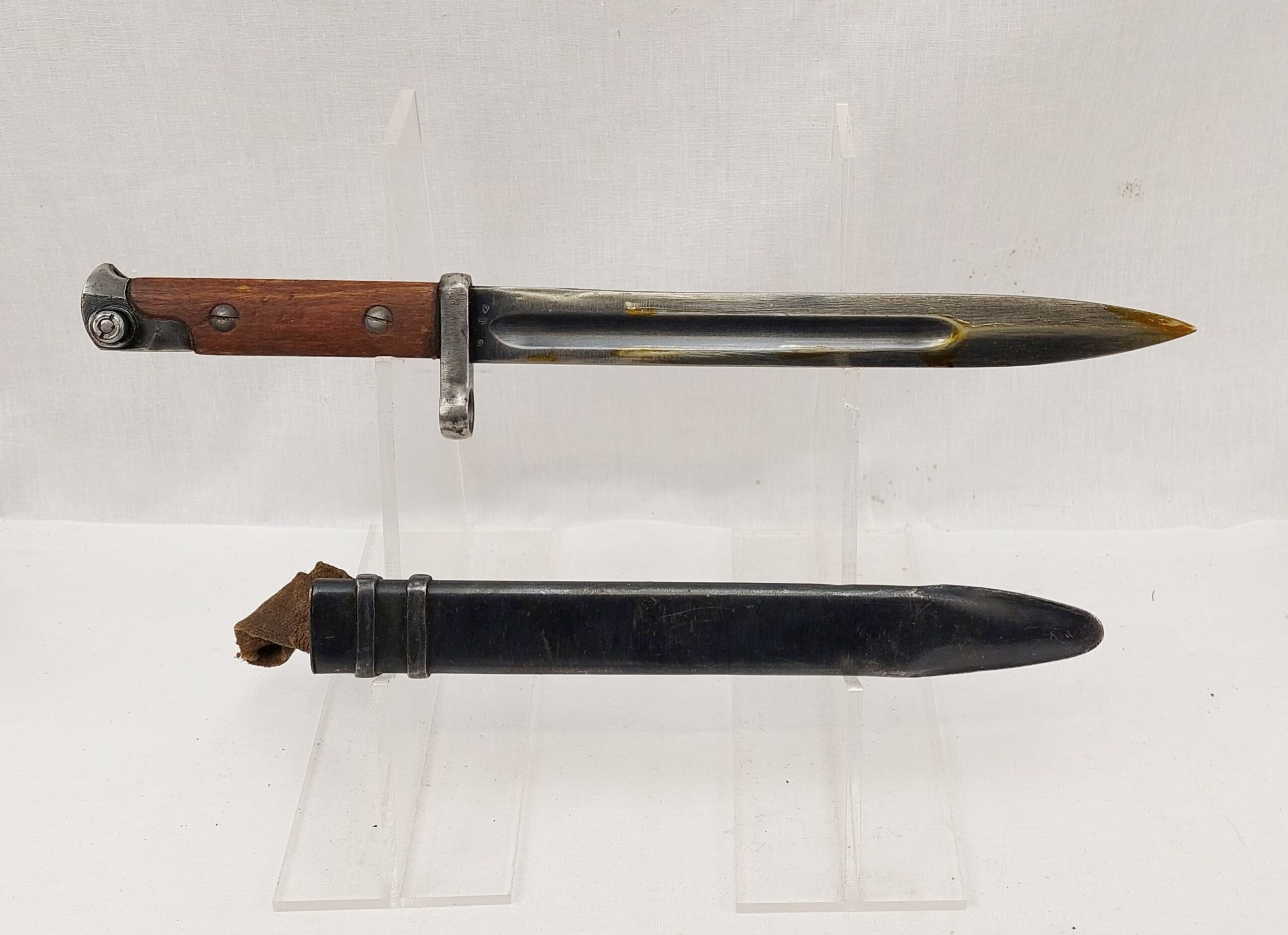 Rare Soviet 2nd Type SVT 39/40 Tokarev Bayonet And Scabbard #2
