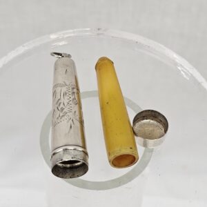 Sterling Silver Birmingham 1919 Cheroot Holder